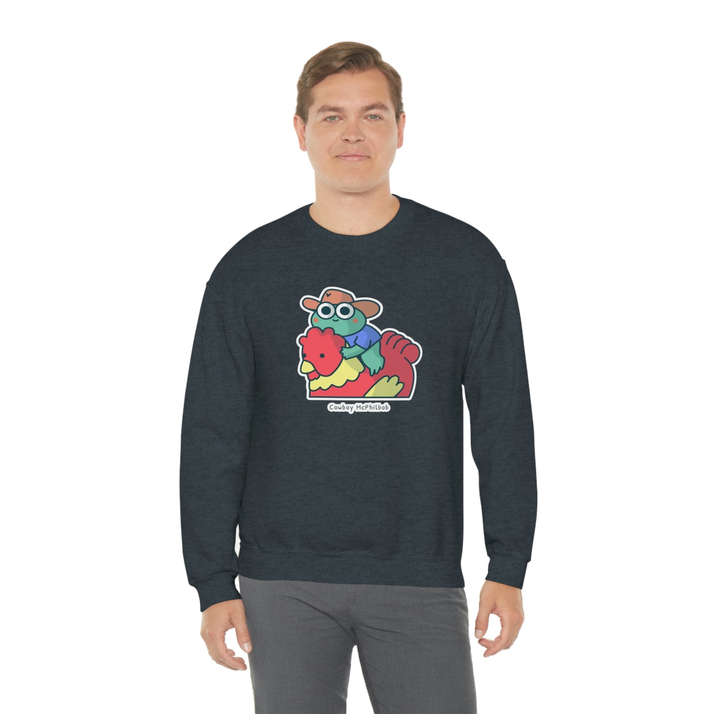 Cowboy McPhilbob Unisex Heavy Blend™ Crewneck Sweatshirt