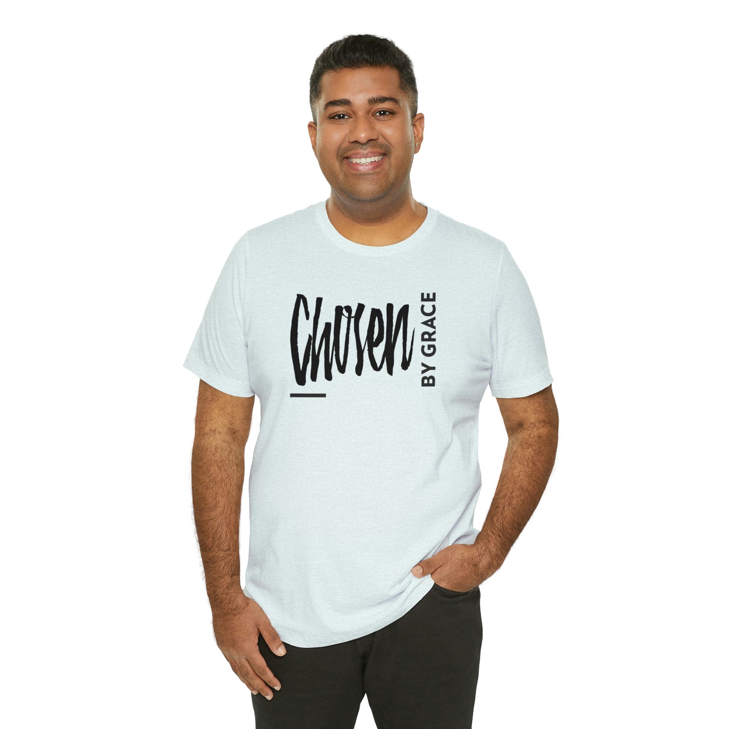 Chosen By Grace Sideways Unisex Jersey Short Sleeve Tee
