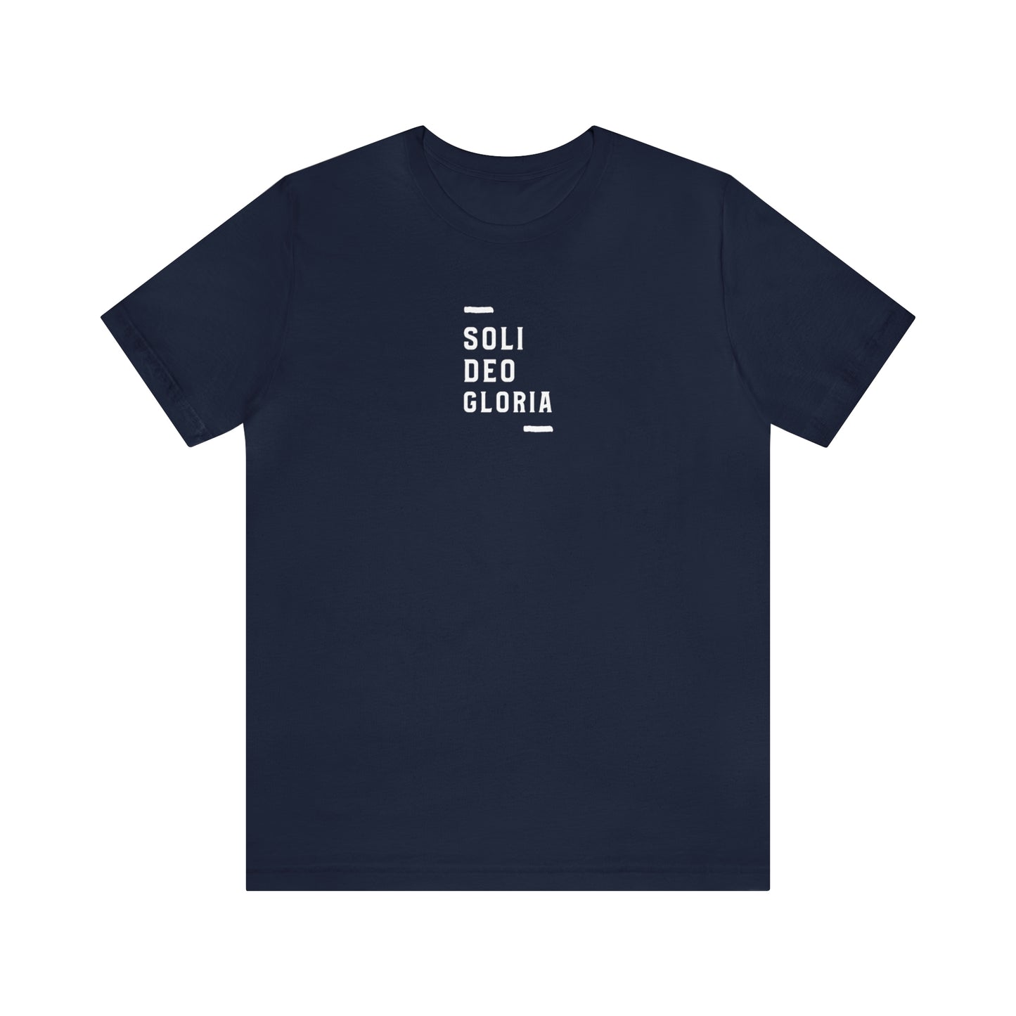 Soli Deo Gloria Simple Classical Unisex Jersey Short Sleeve Tee