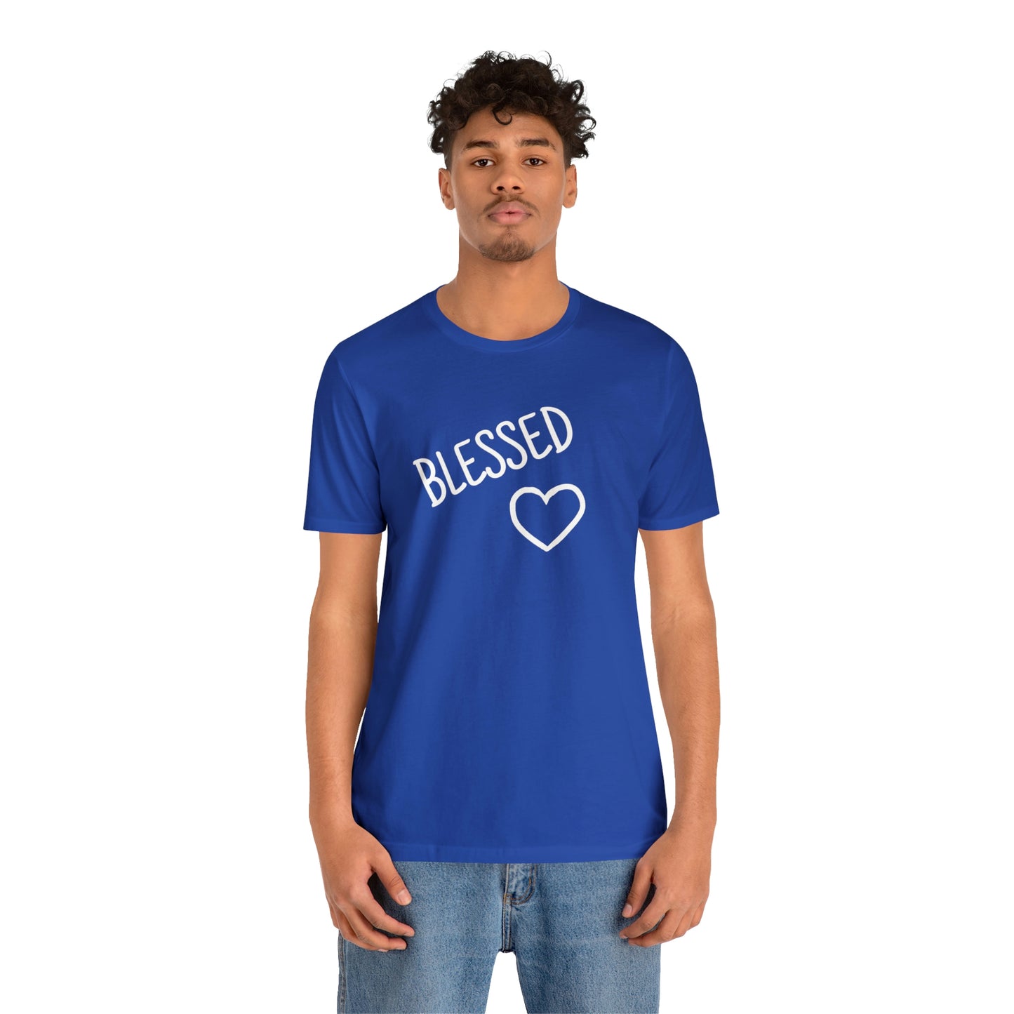 Blessed Heart Unisex Jersey Short Sleeve Tee