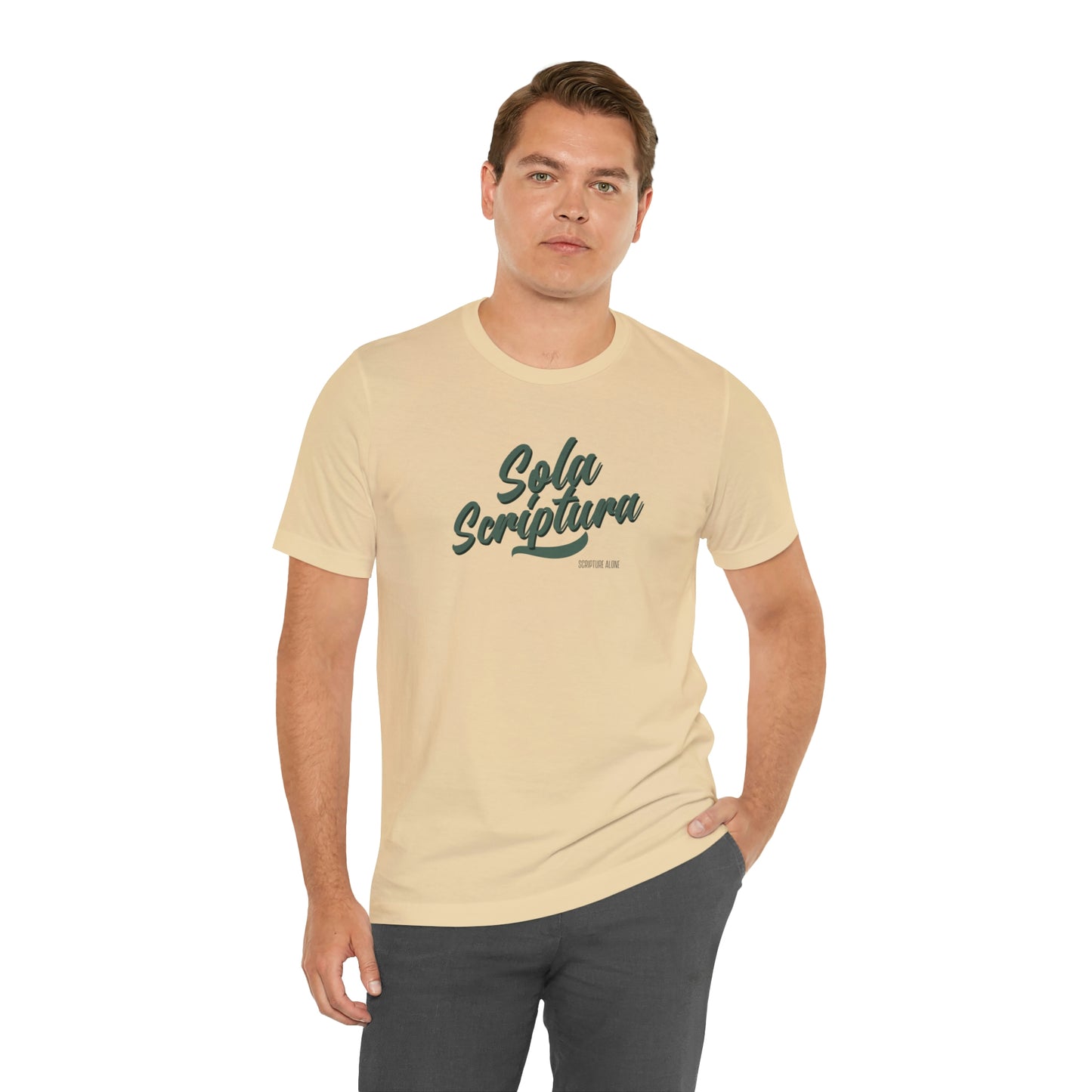 Sola Scriptura Unisex Jersey Short Sleeve Tee