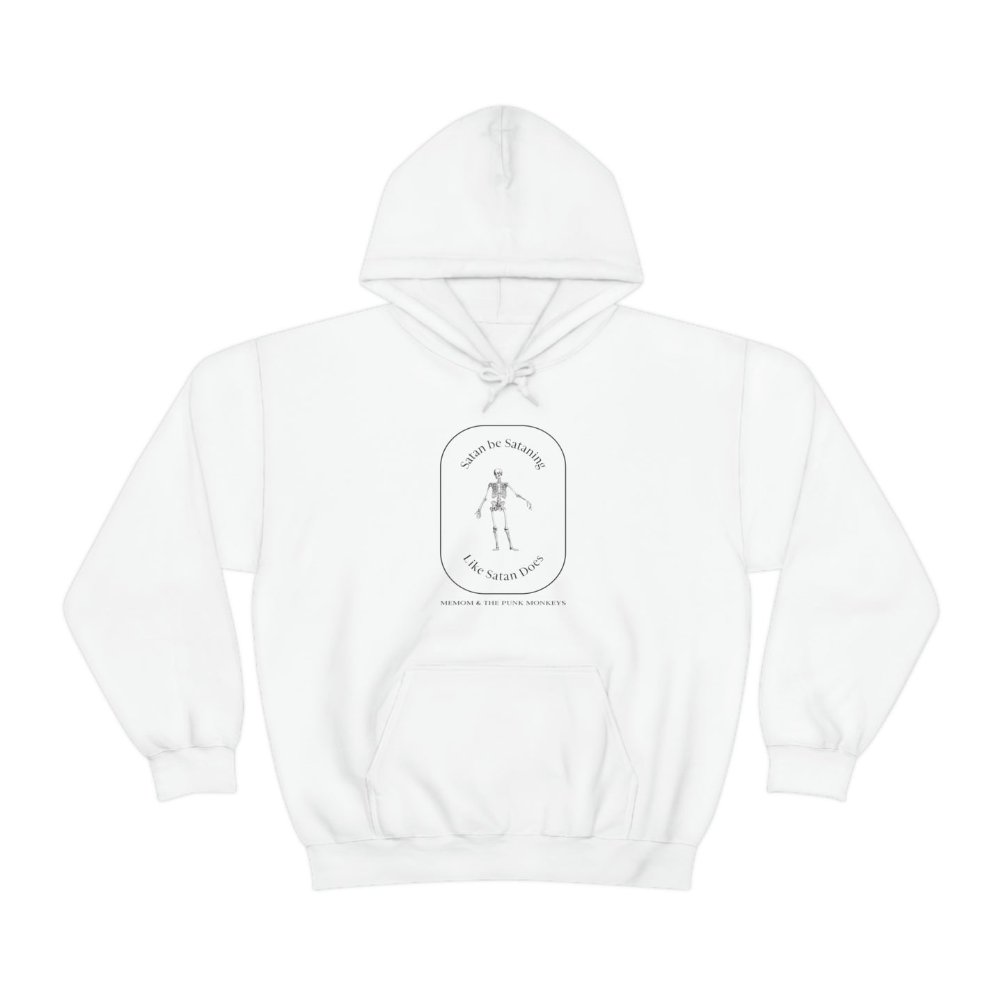 Satan Be Sataning Like Satan Does Unisex Heavy Blend™ Hooded Sweatshirt