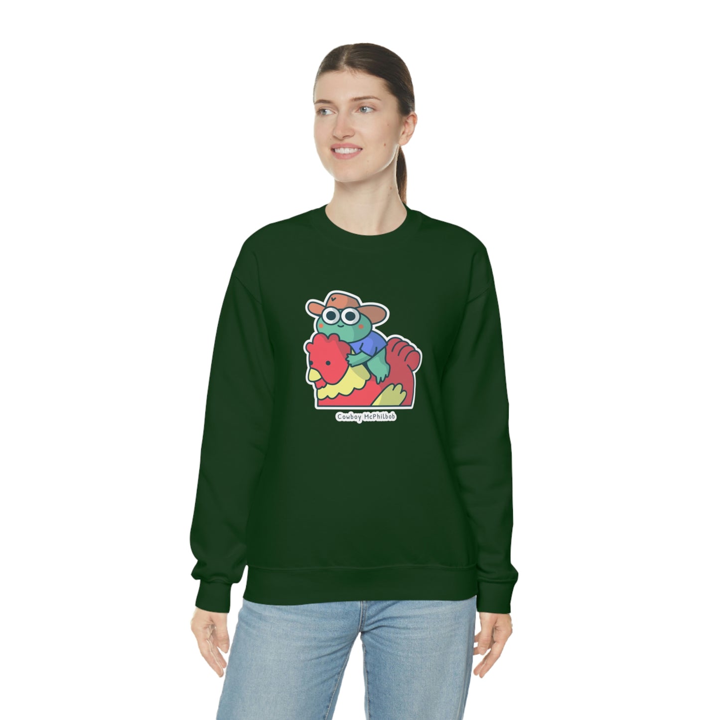 Cowboy McPhilbob Unisex Heavy Blend™ Crewneck Sweatshirt