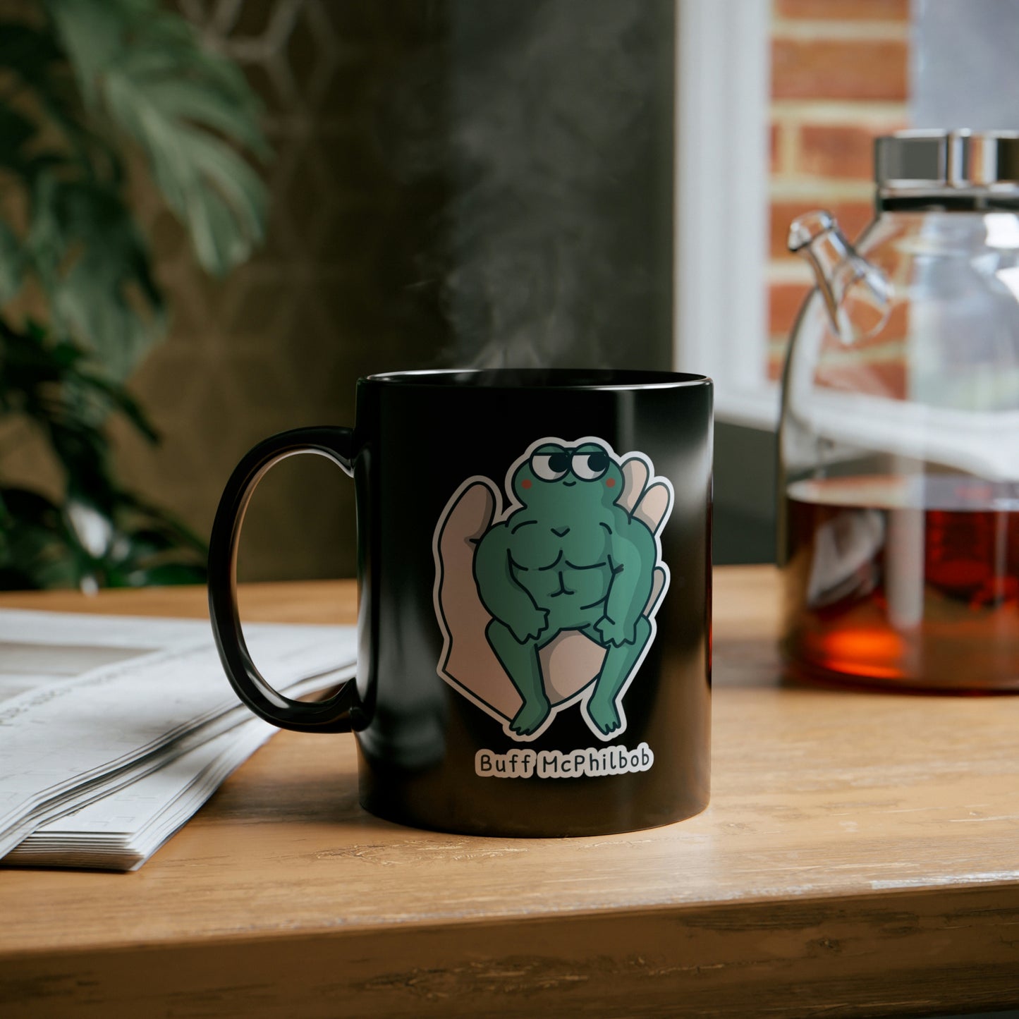 Buff McPhilbob 11oz Black Mug