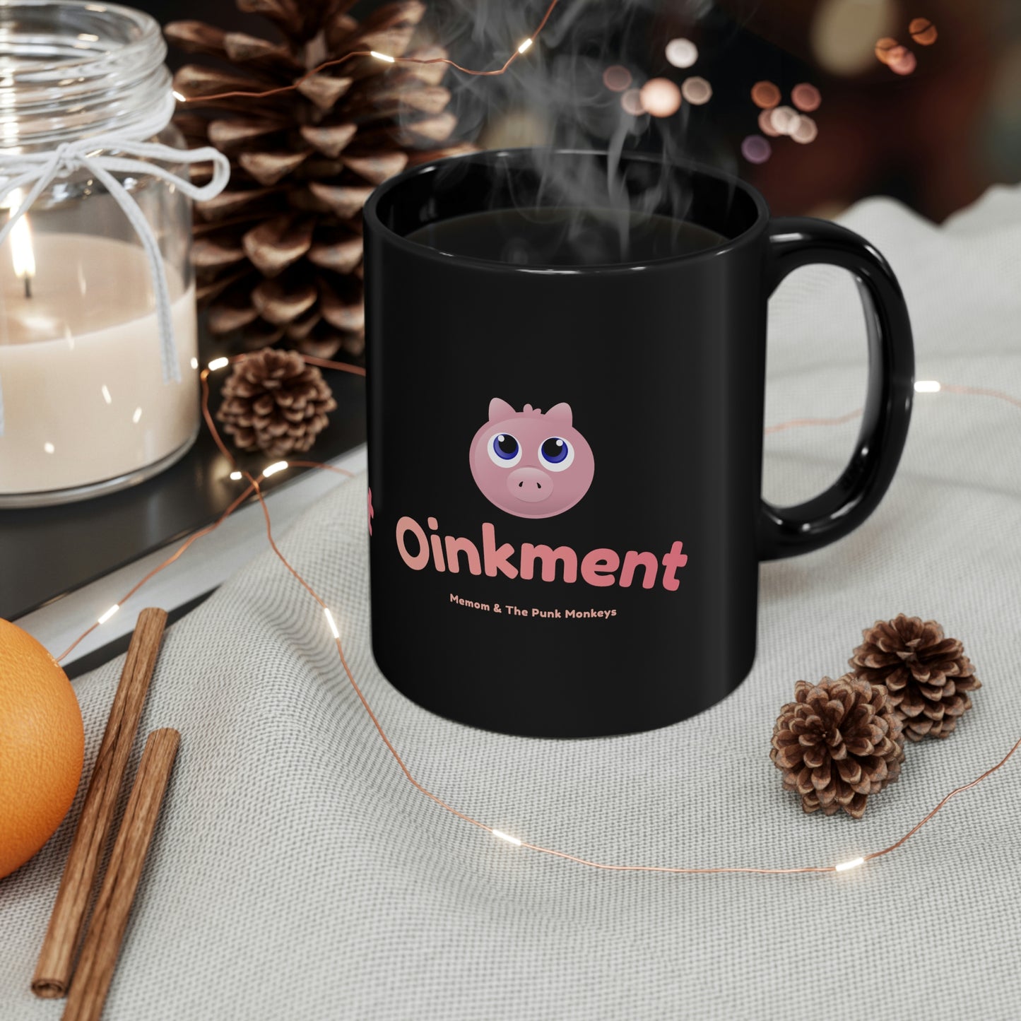Oinkment 11oz Black Mug