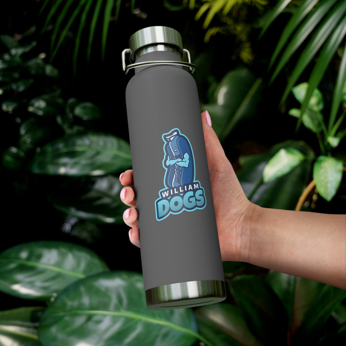 William Dog's Copper Vacuum Insulated Bottle, 22oz
