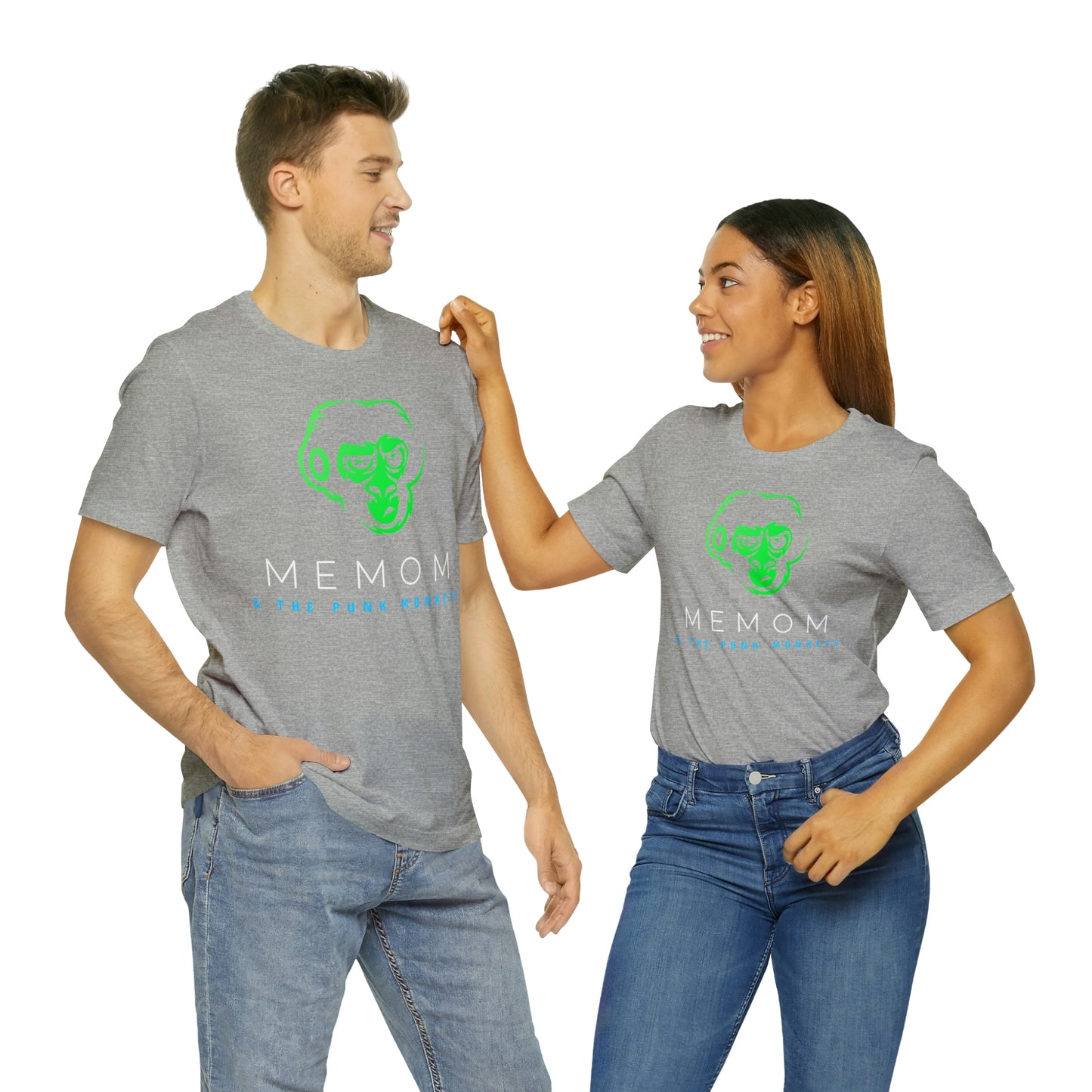 Memom and the Punk Monkeys Logo Unisex Jersey Short Sleeve Tee