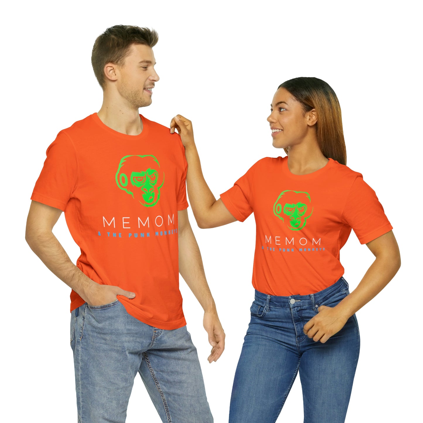 Memom and the Punk Monkeys Logo Unisex Jersey Short Sleeve Tee