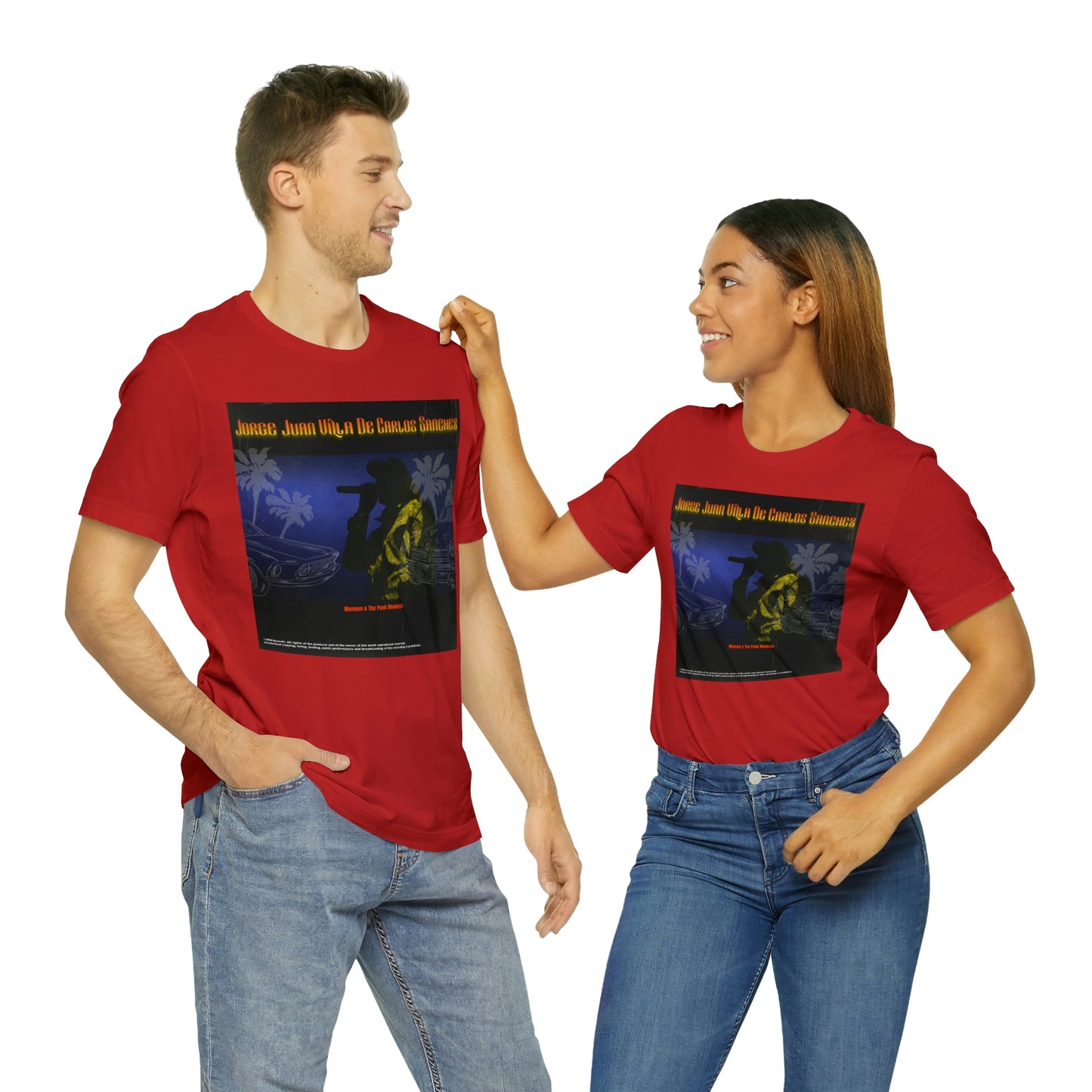 Jorge Juan Villa De Carlos Sanchez Unisex Jersey Short Sleeve Tee