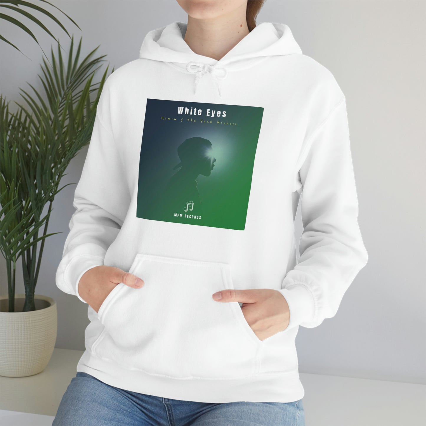 White Eyes Unisex Heavy Blend™ Hooded Sweatshirt