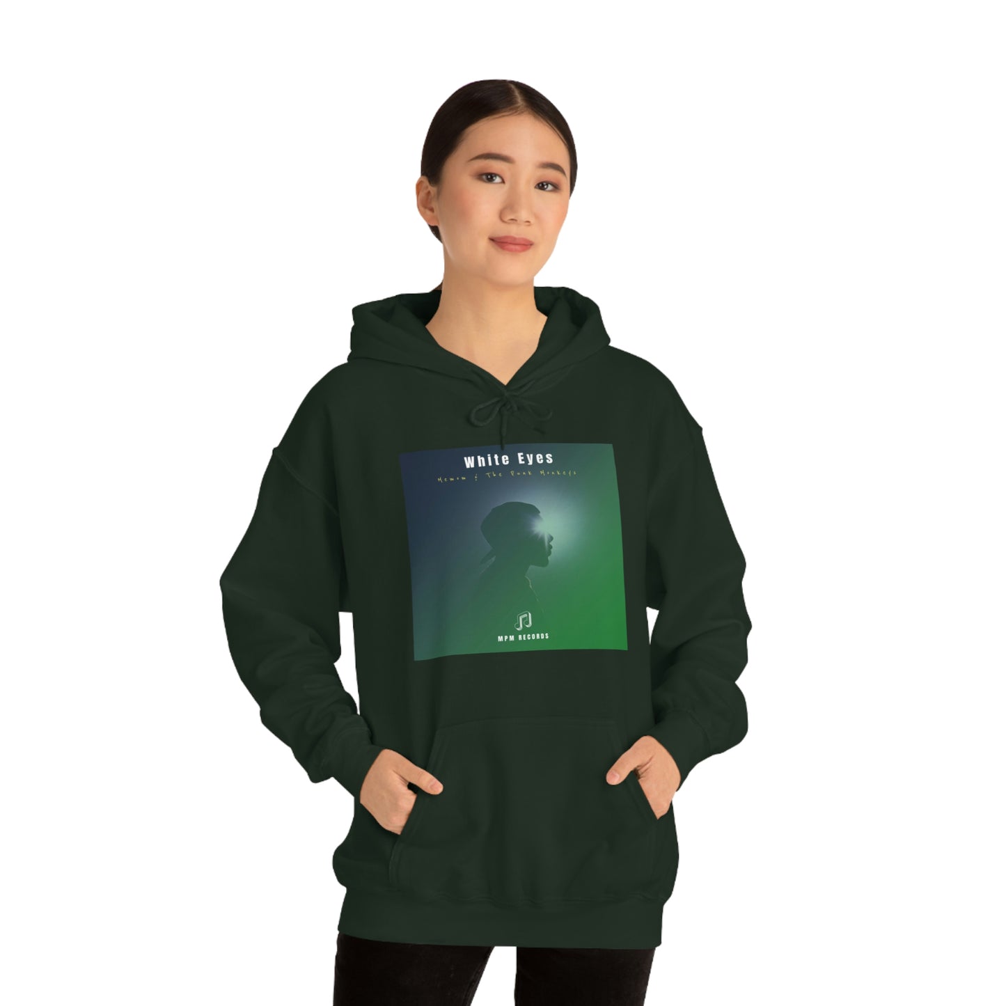 White Eyes Unisex Heavy Blend™ Hooded Sweatshirt
