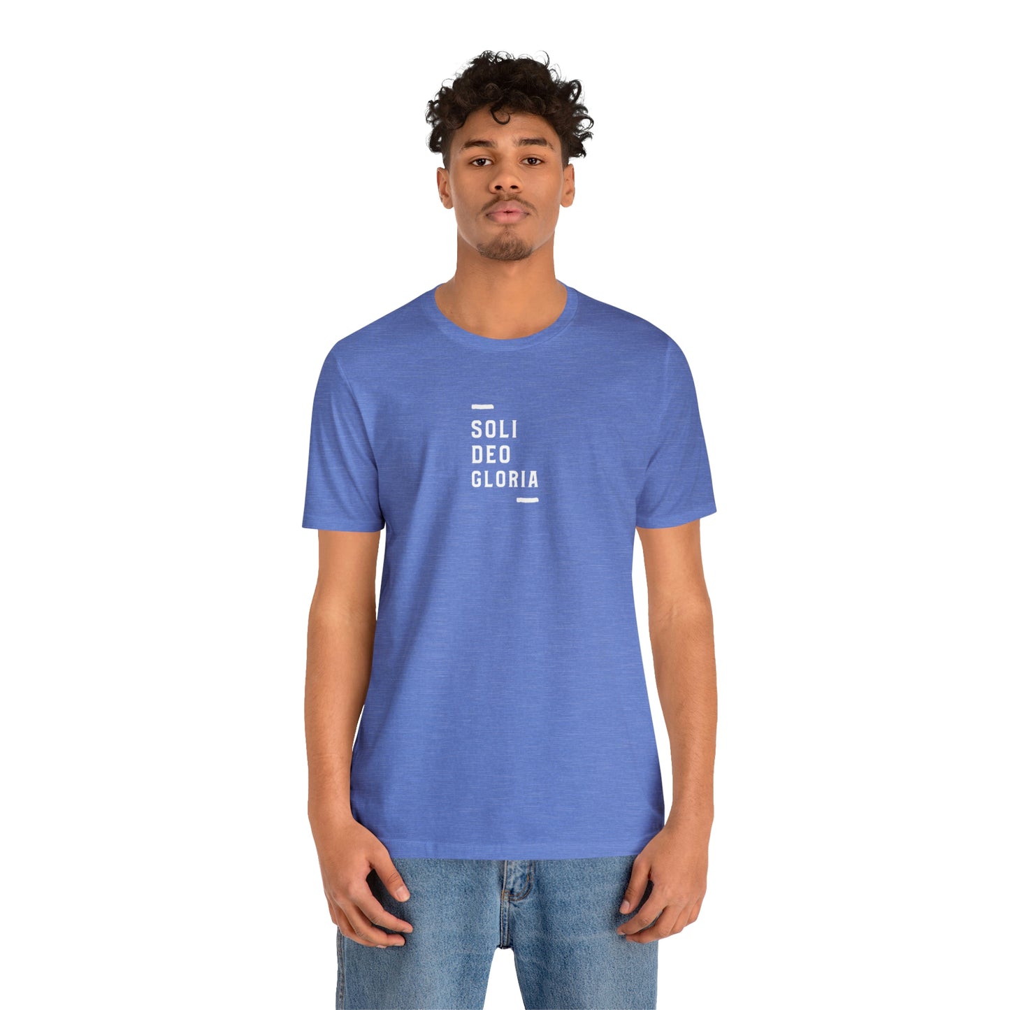 Soli Deo Gloria Simple Classical Unisex Jersey Short Sleeve Tee