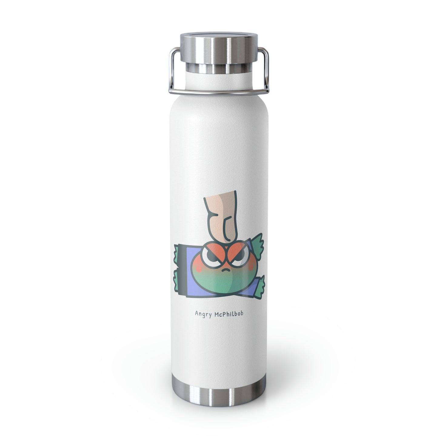 Angry McPhilbob Copper Vacuum Insulated Bottle, 22oz
