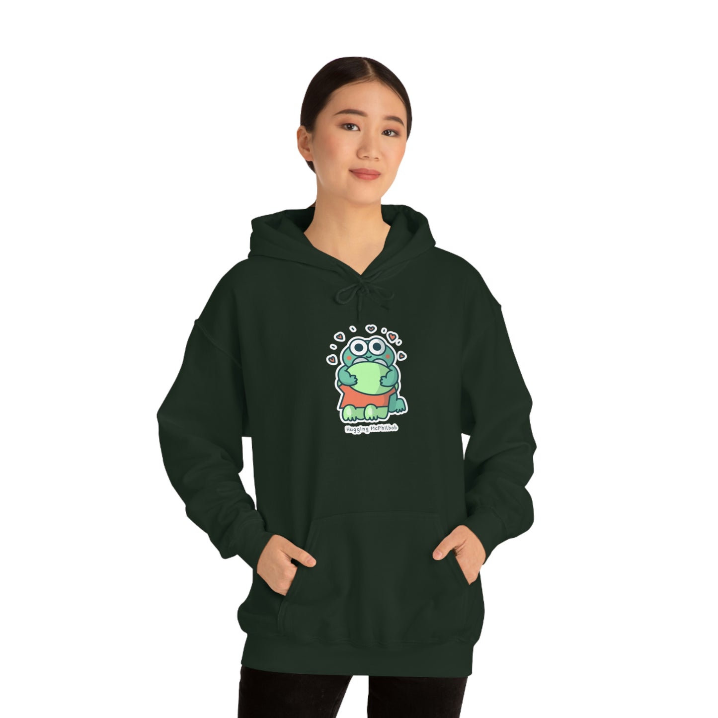 Hugging McPhilbob Unisex Heavy Blend™ Hooded Sweatshirt