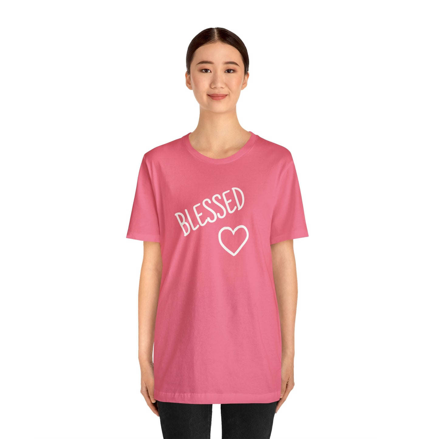 Blessed Heart Unisex Jersey Short Sleeve Tee