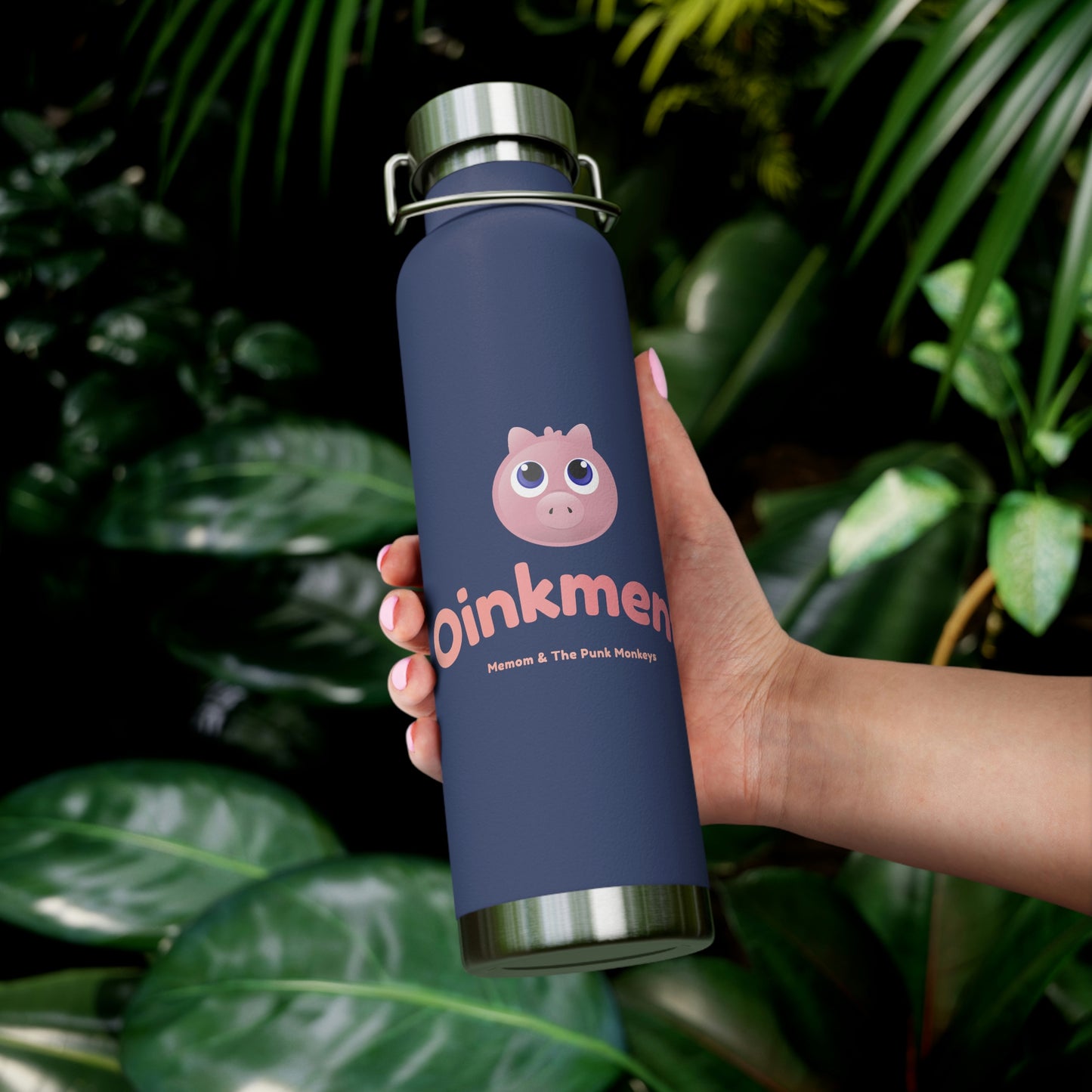 Oinkment Copper Vacuum Insulated Bottle, 22oz