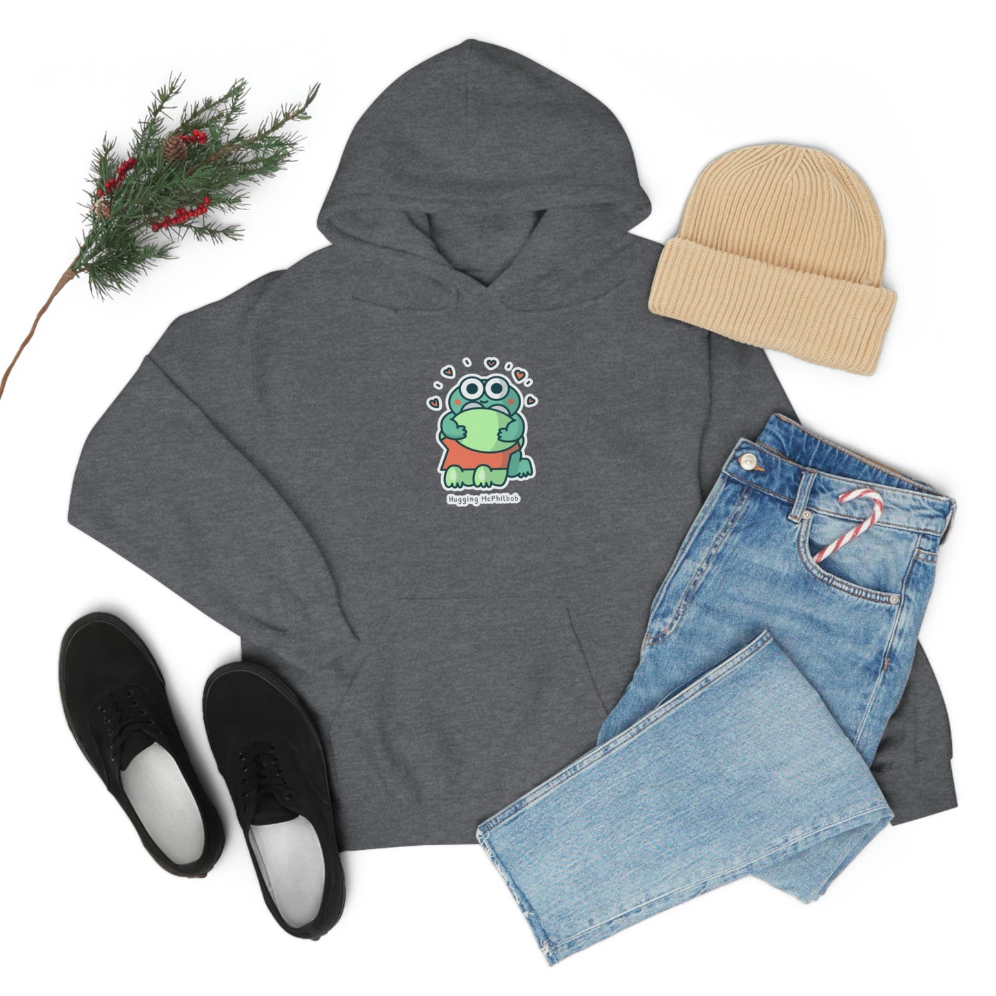 Hugging McPhilbob Unisex Heavy Blend™ Hooded Sweatshirt