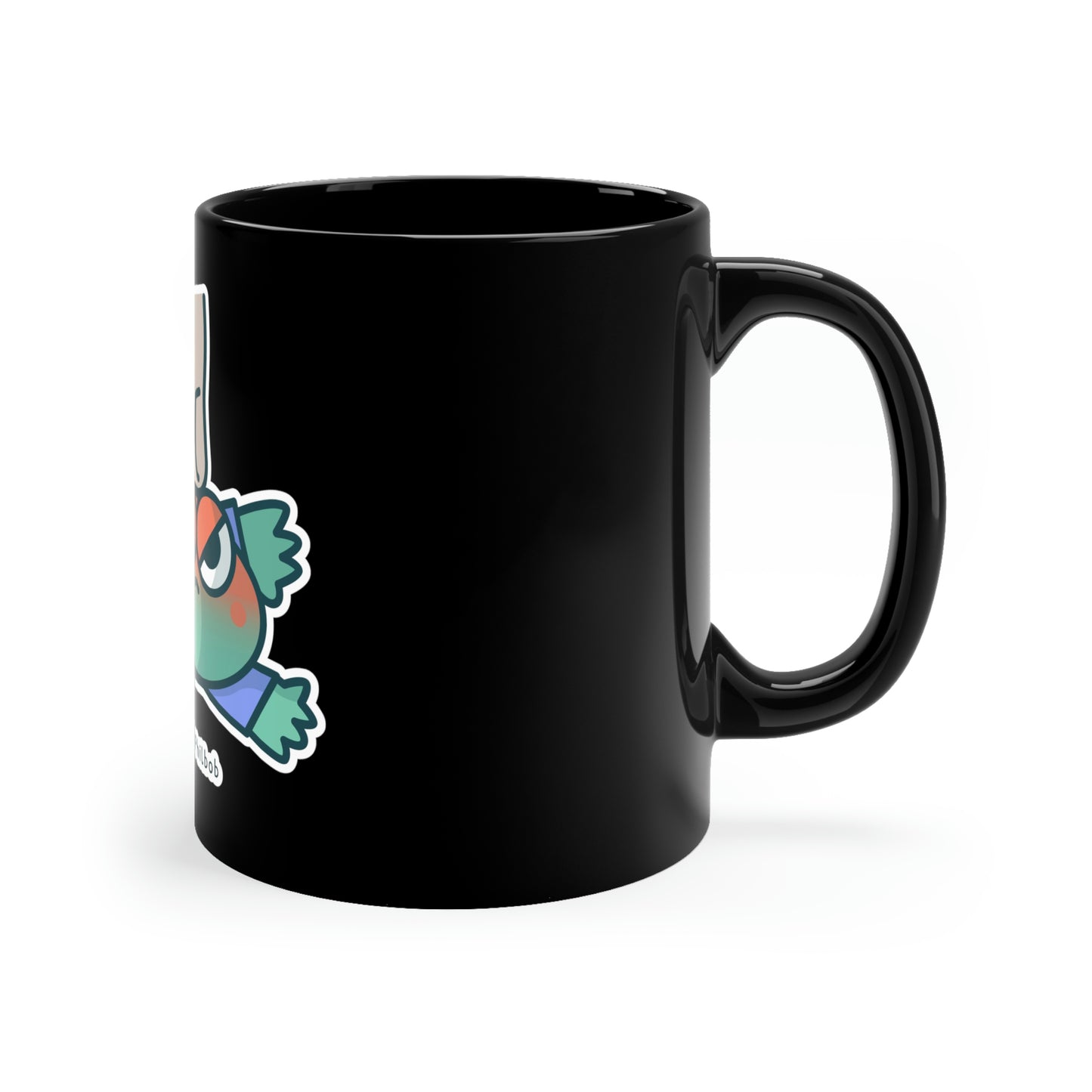 Angry McPhilbob 11oz Black Mug