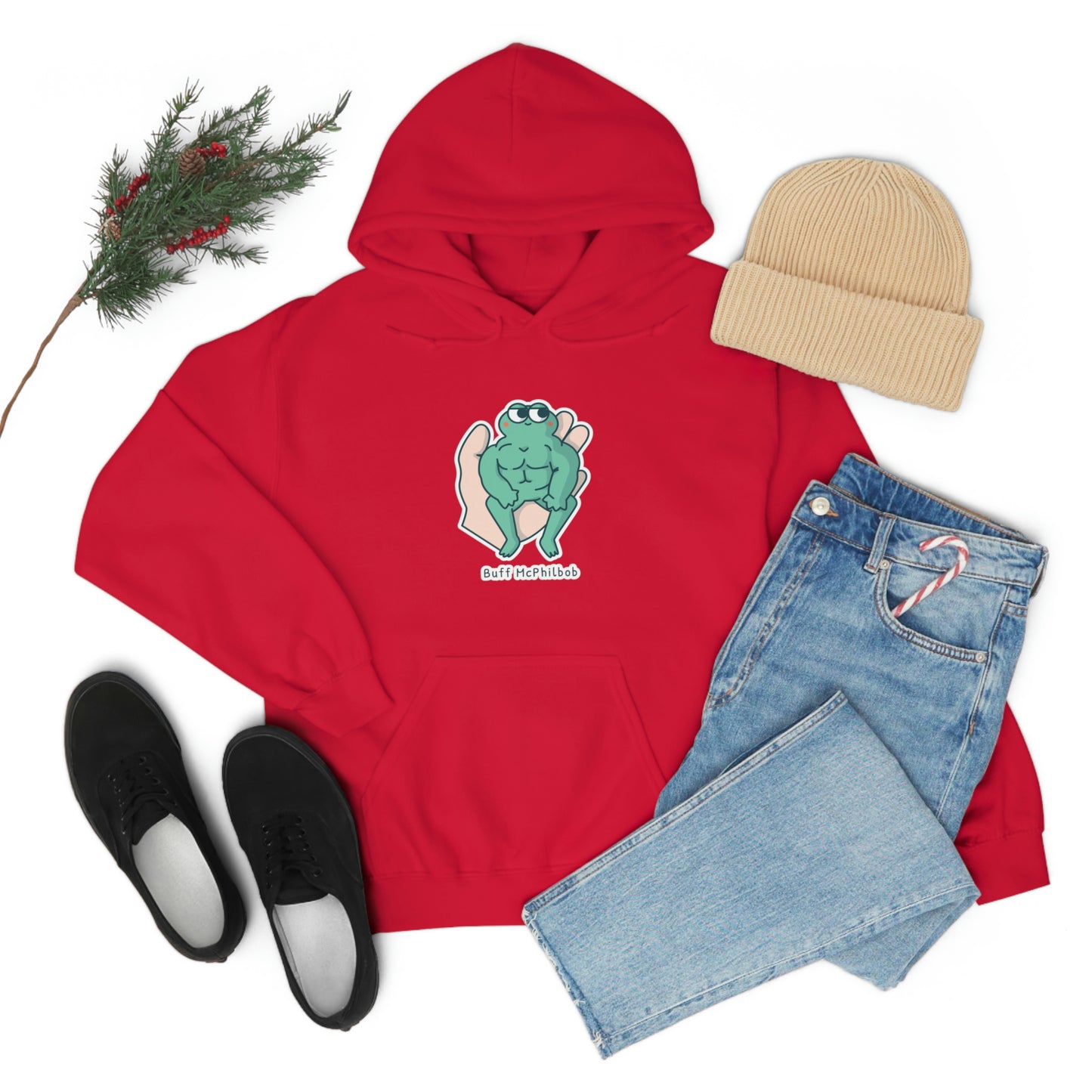 Buff McPhilbob Unisex Heavy Blend™ Hooded Sweatshirt