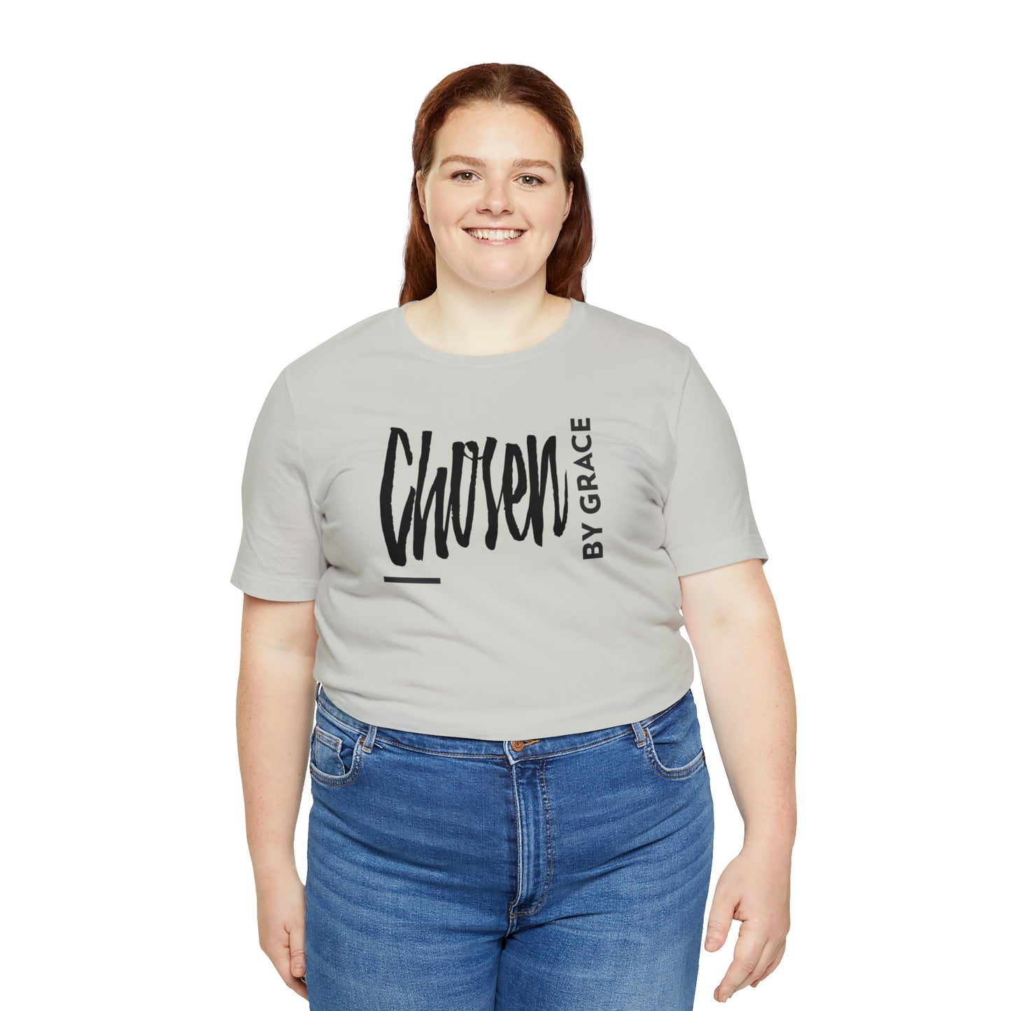 Chosen By Grace Sideways Unisex Jersey Short Sleeve Tee