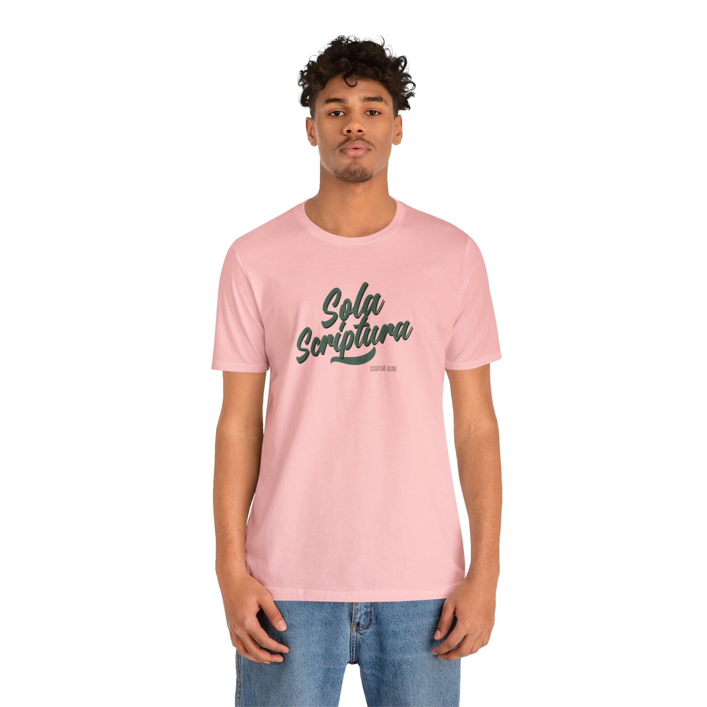 Sola Scriptura Unisex Jersey Short Sleeve Tee