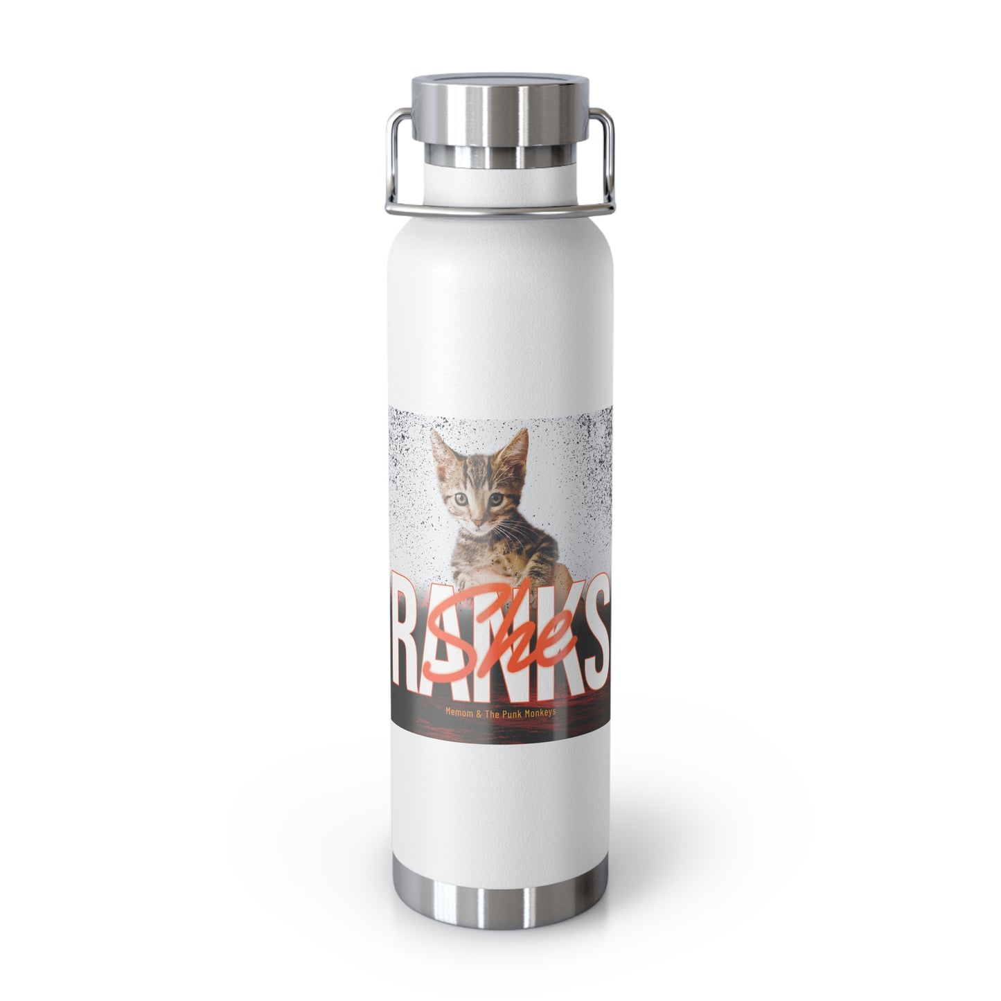 She Ranks Copper Vacuum Insulated Bottle, 22oz