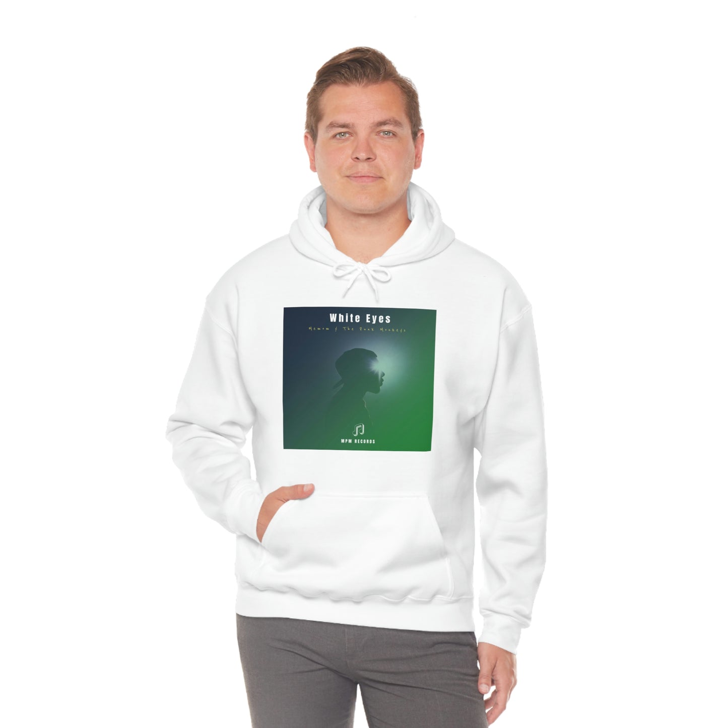 White Eyes Unisex Heavy Blend™ Hooded Sweatshirt
