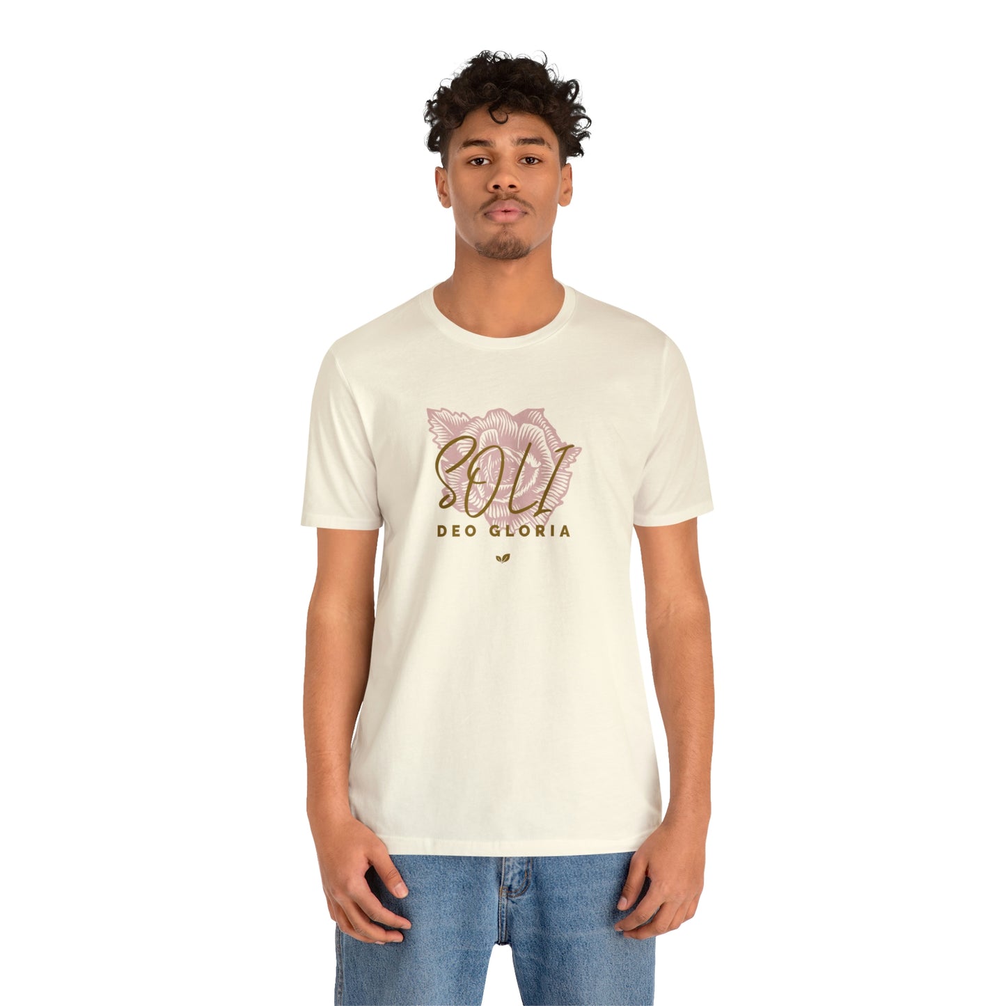 Soli Deo Gloria Rose Unisex Jersey Short Sleeve Tee