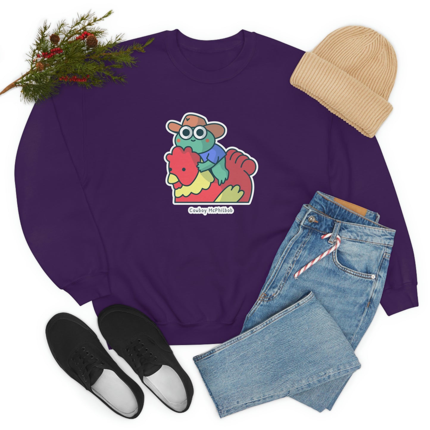 Cowboy McPhilbob Unisex Heavy Blend™ Crewneck Sweatshirt