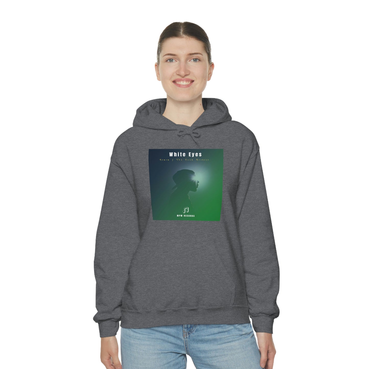 White Eyes Unisex Heavy Blend™ Hooded Sweatshirt