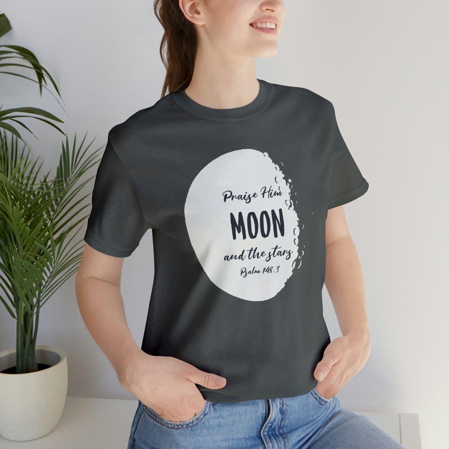 The Moon Unisex Jersey Short Sleeve Tee