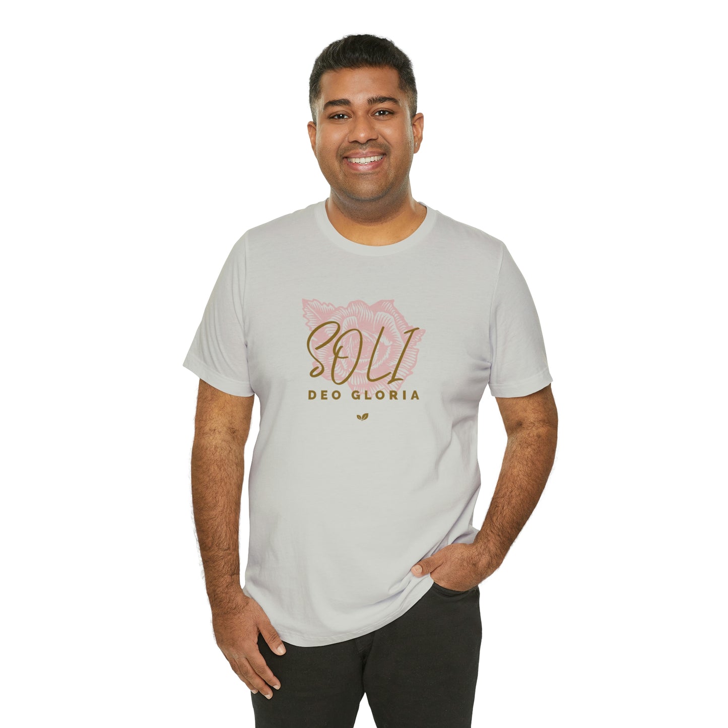 Soli Deo Gloria Rose Unisex Jersey Short Sleeve Tee