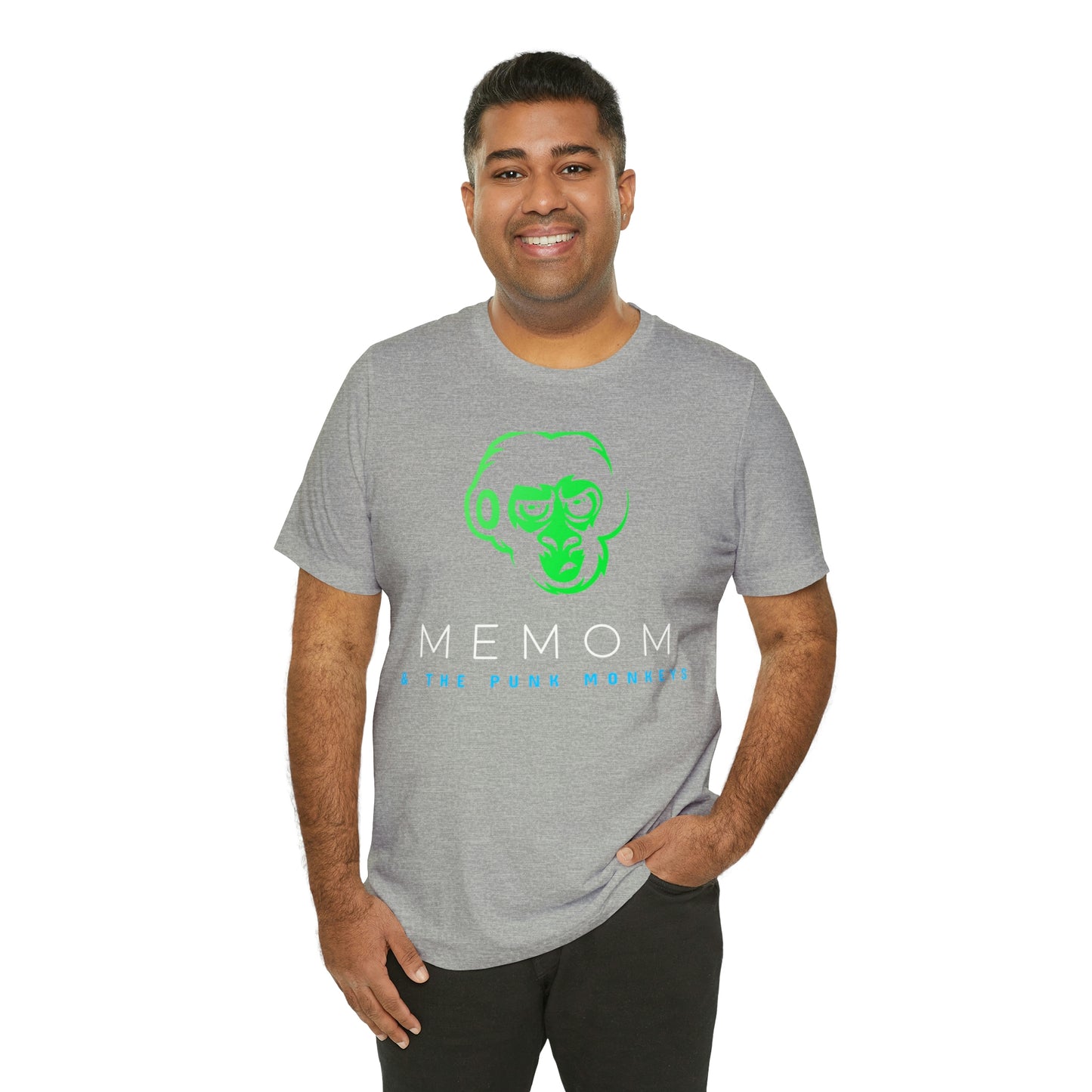 Memom and the Punk Monkeys Logo Unisex Jersey Short Sleeve Tee
