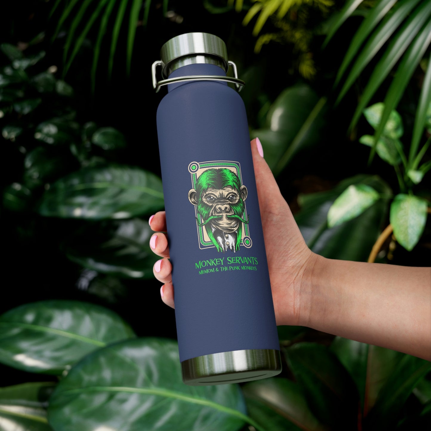 Monkey Servants 22oz Vacuum Insulated Bottle