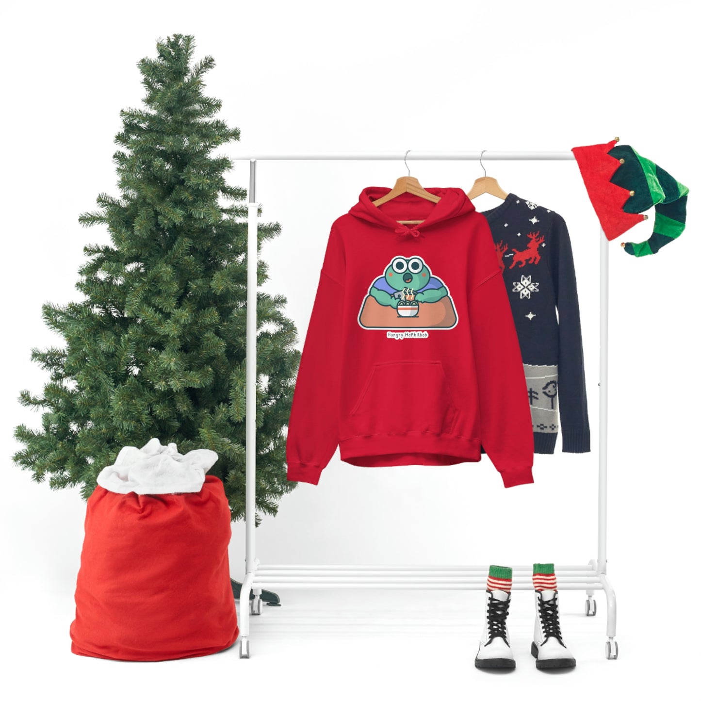 Hungry McPhilbob Unisex Heavy Blend™ Hooded Sweatshirt