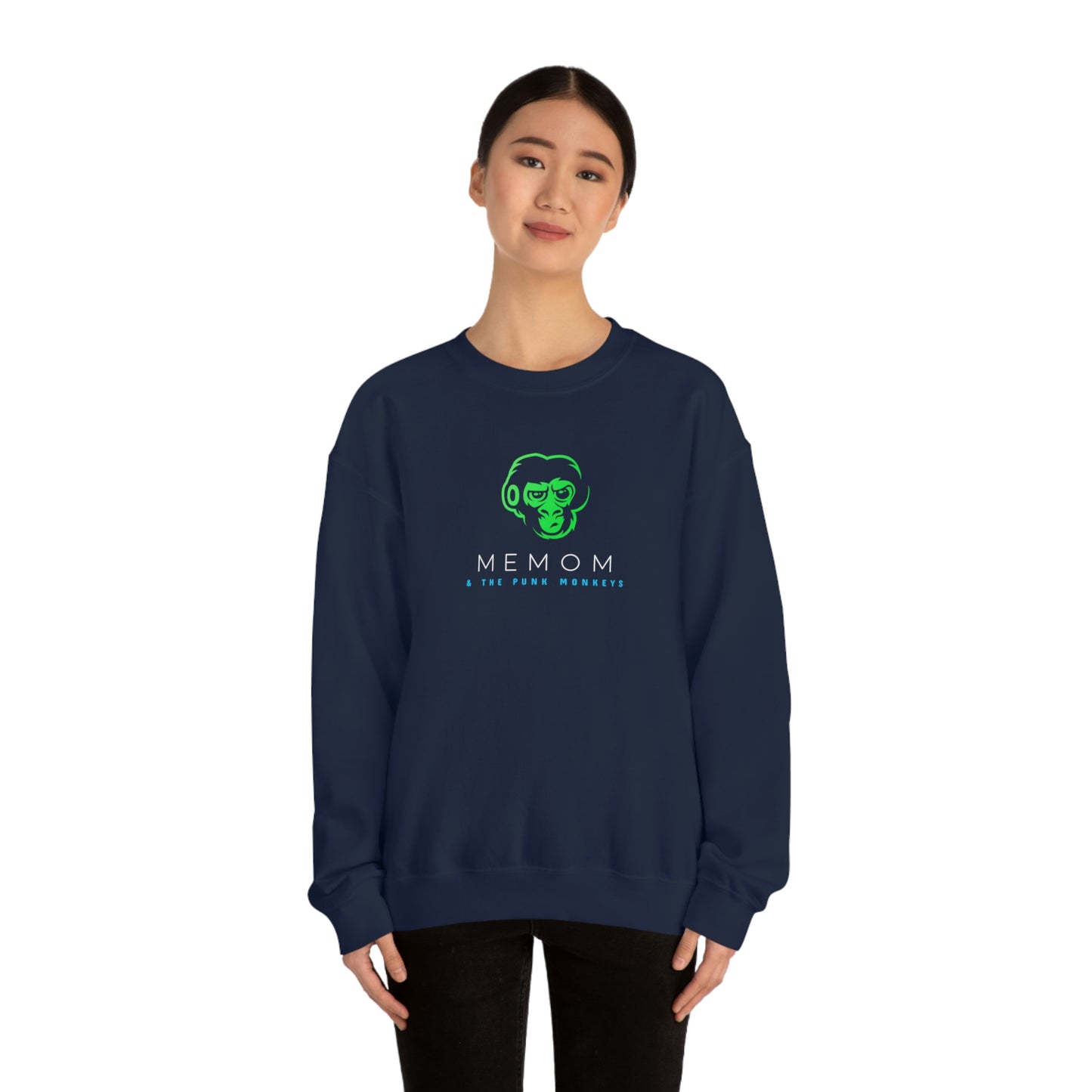 Memom and the Punk Monkeys Unisex Heavy Blend™ Crewneck Sweatshirt