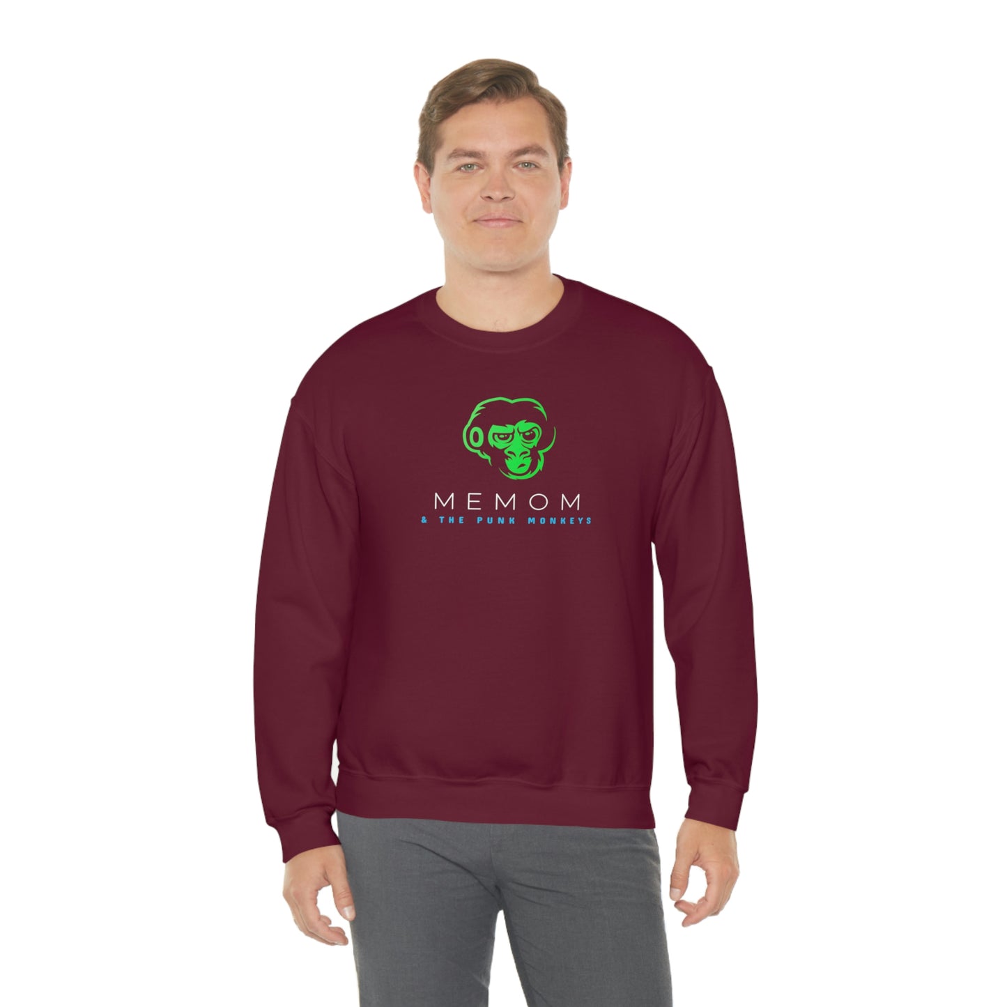 Memom and the Punk Monkeys Unisex Heavy Blend™ Crewneck Sweatshirt