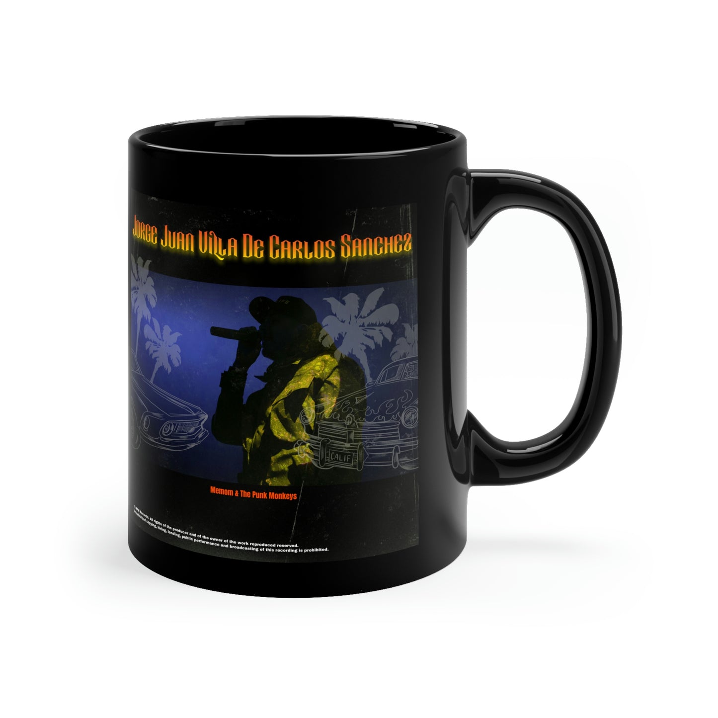 Jorge Juan Villa De Carlos Sanchez 11oz Black Mug