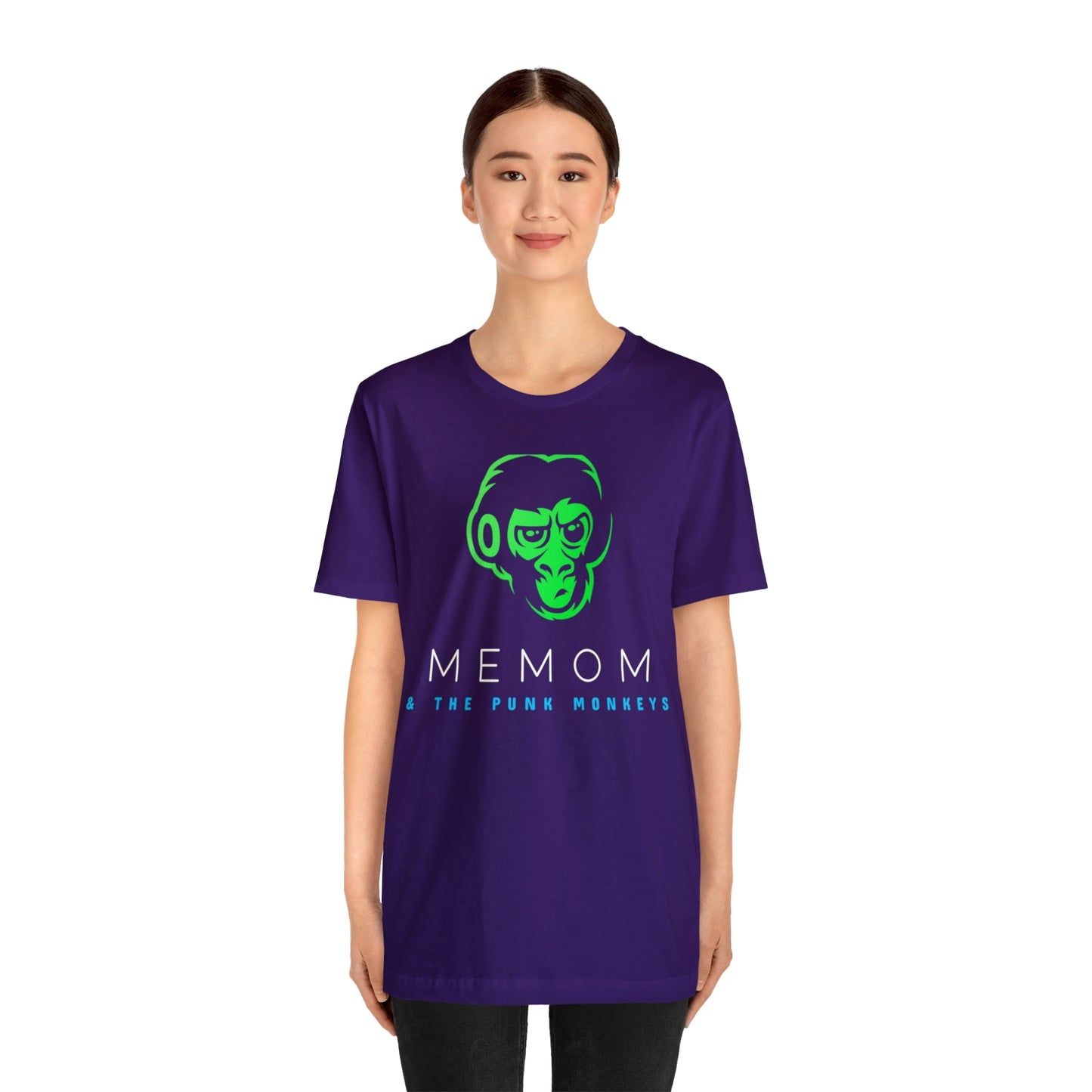 Memom and the Punk Monkeys Logo Unisex Jersey Short Sleeve Tee