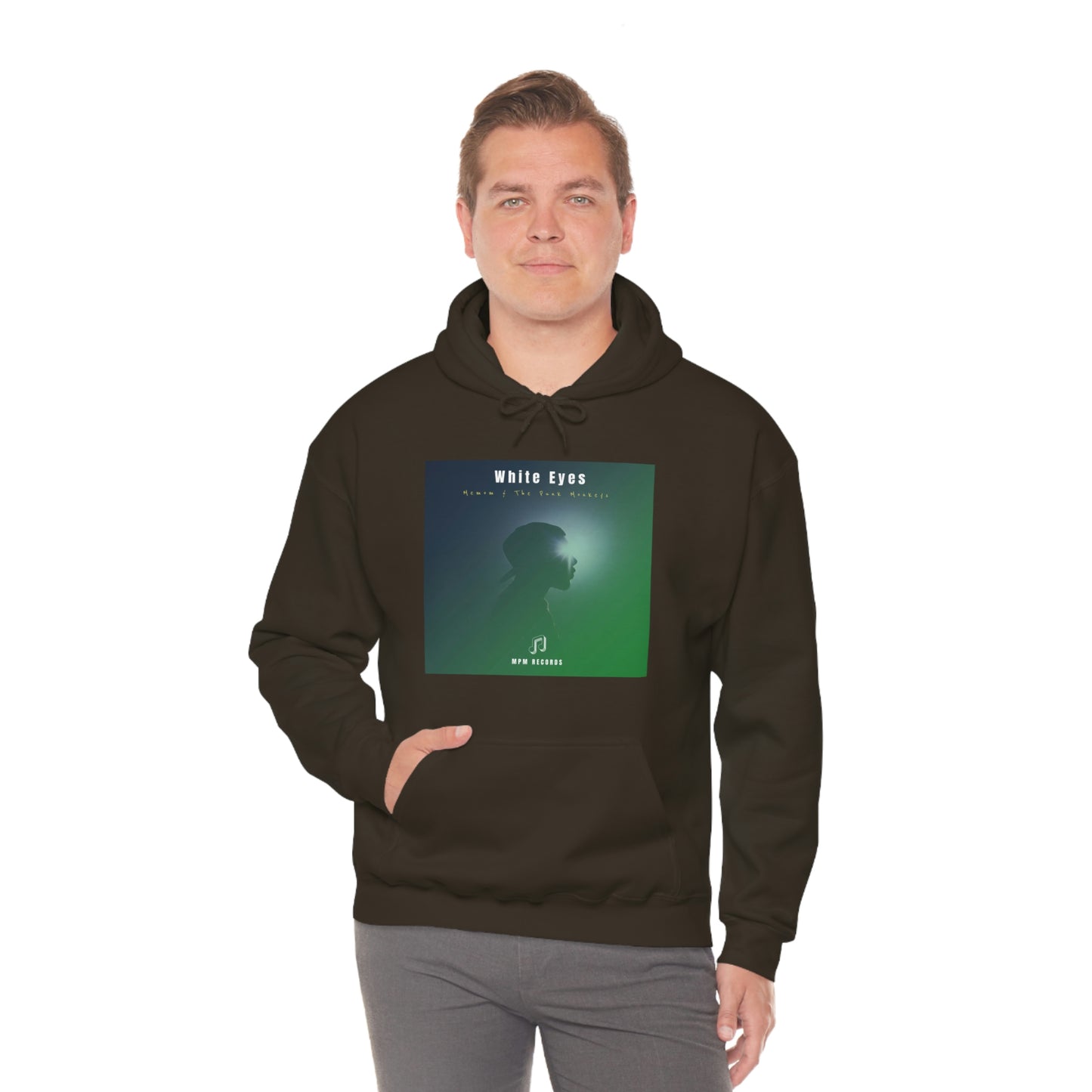 White Eyes Unisex Heavy Blend™ Hooded Sweatshirt