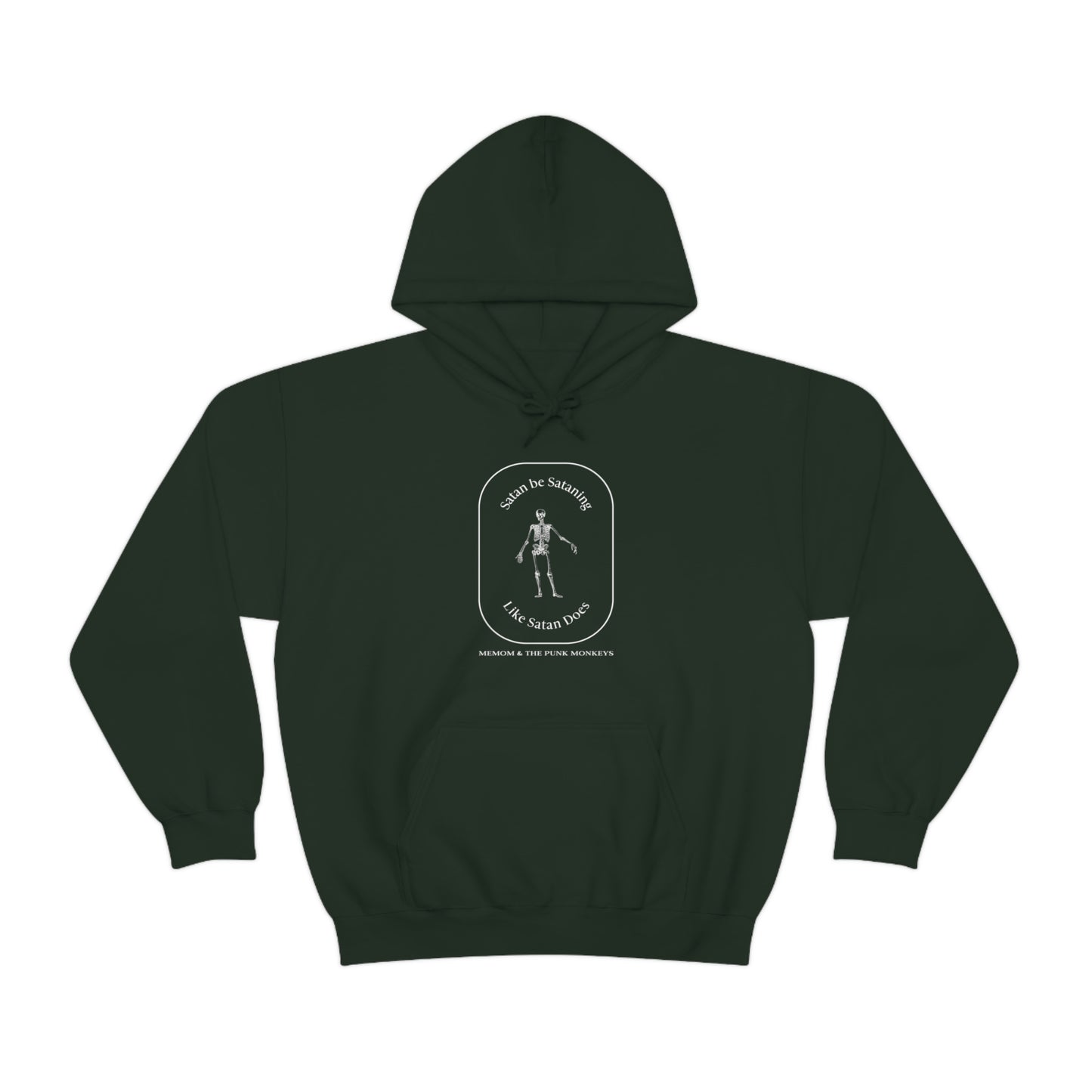 Satan Be Sataning Like Satan Does Unisex Heavy Blend™ Hooded Sweatshirt
