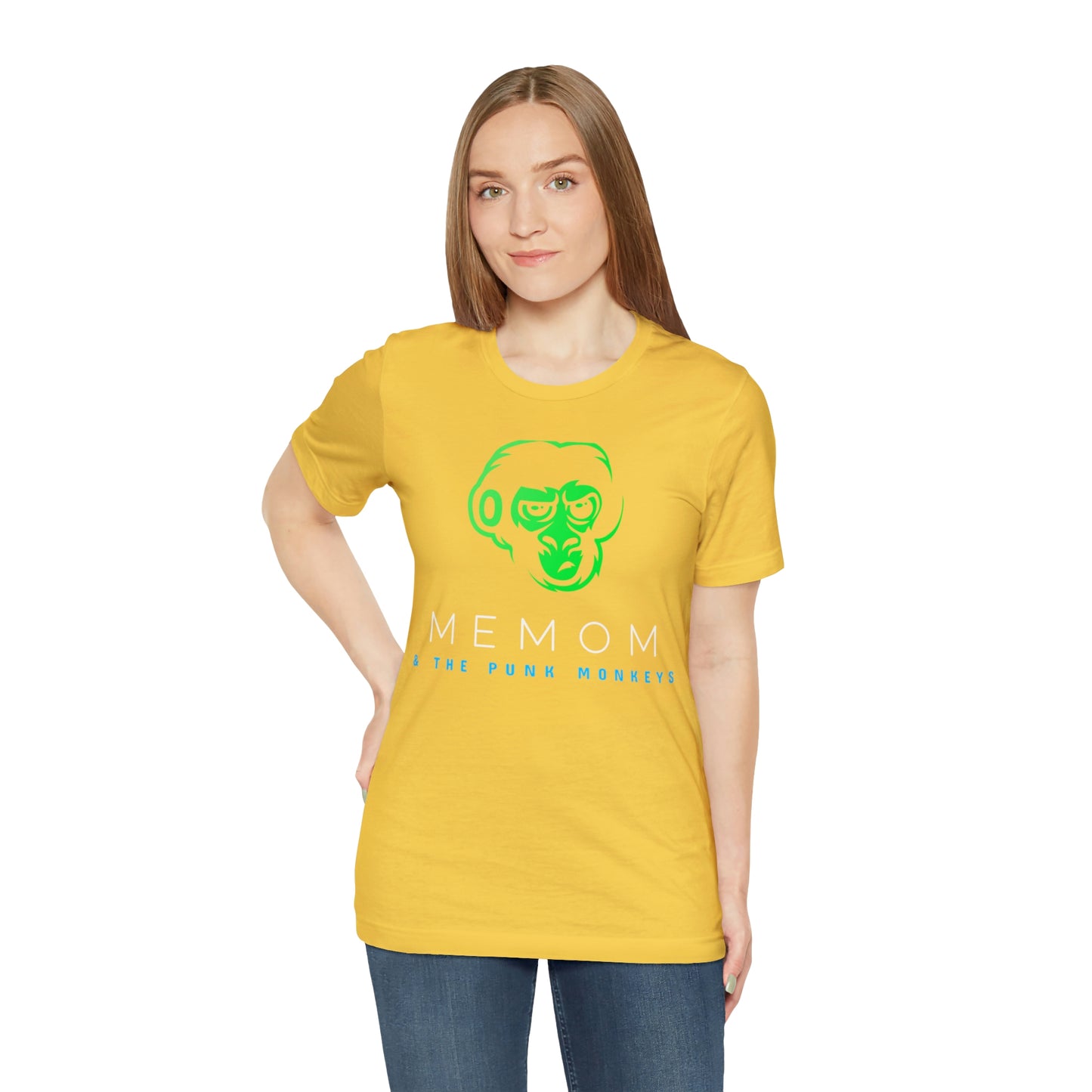 Memom and the Punk Monkeys Logo Unisex Jersey Short Sleeve Tee