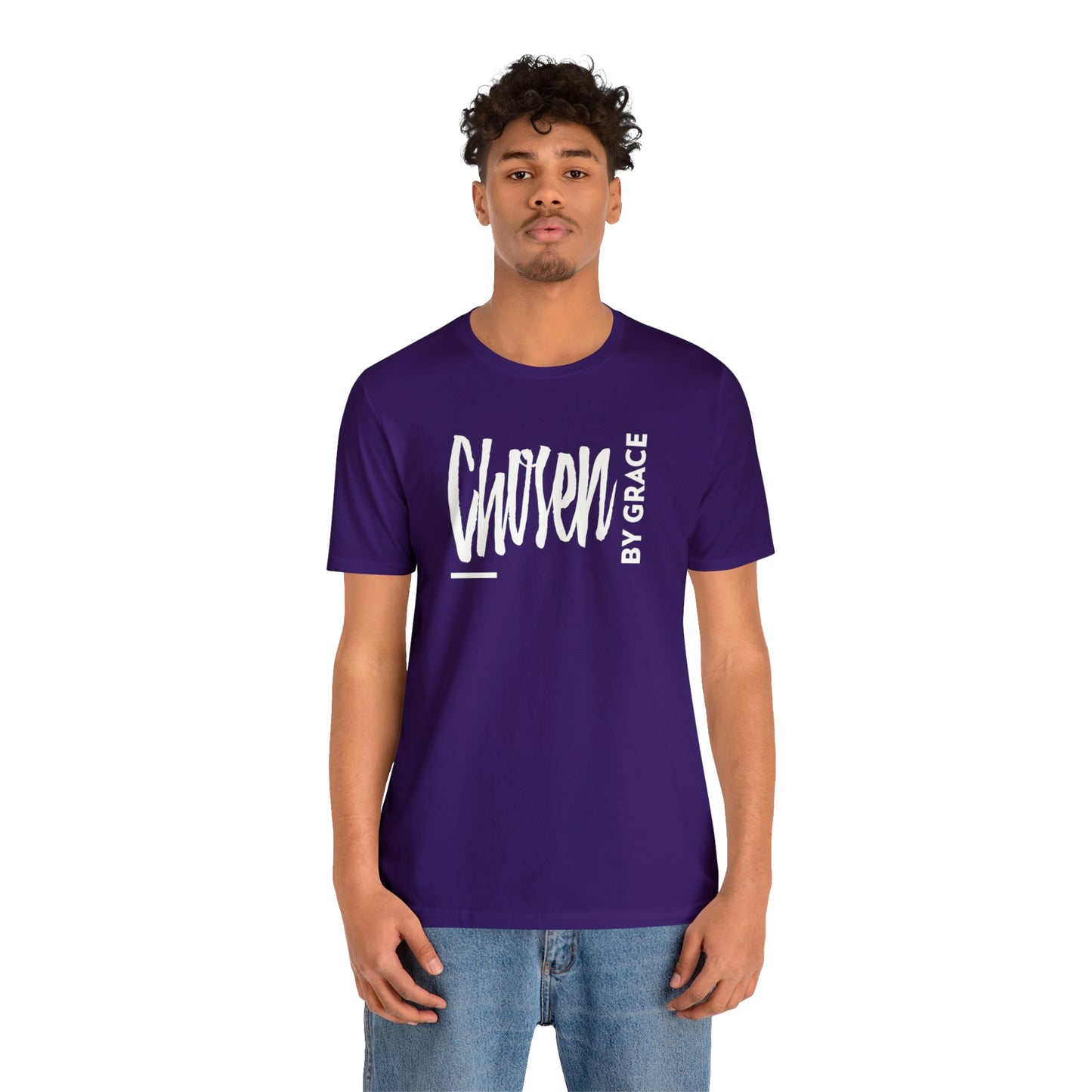 Chosen By Grace Sideways Unisex Jersey Short Sleeve Tee