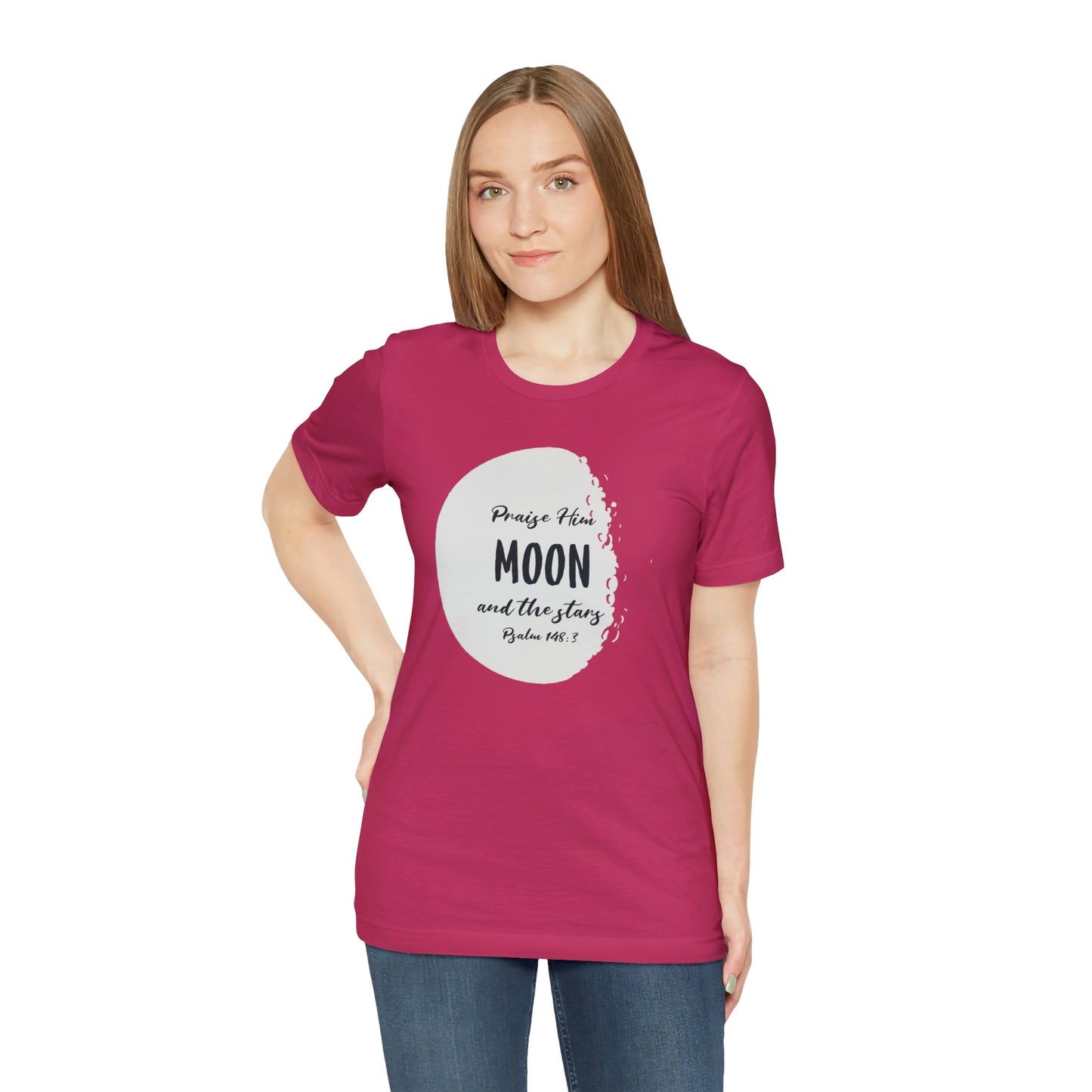 The Moon Unisex Jersey Short Sleeve Tee
