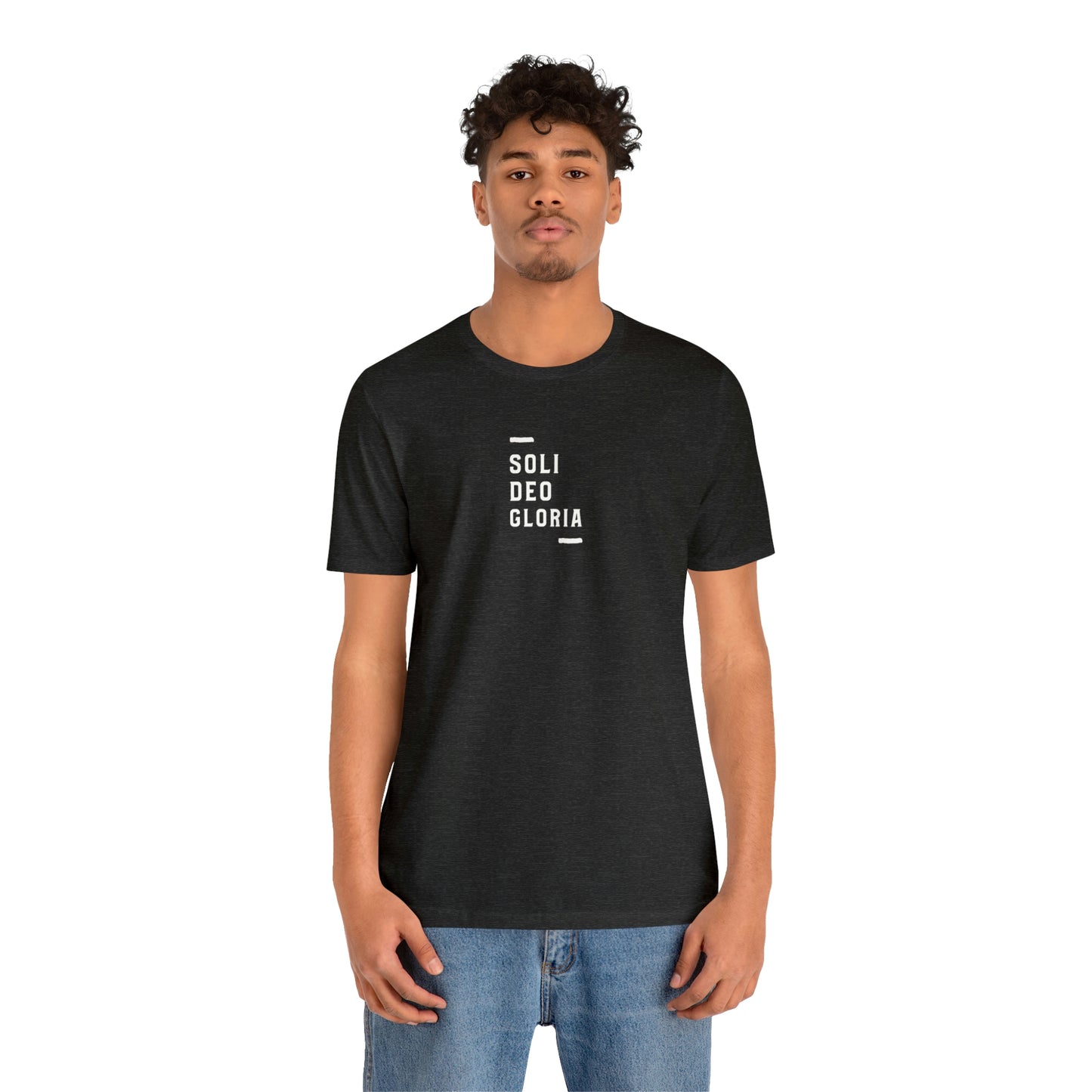 Soli Deo Gloria Simple Classical Unisex Jersey Short Sleeve Tee