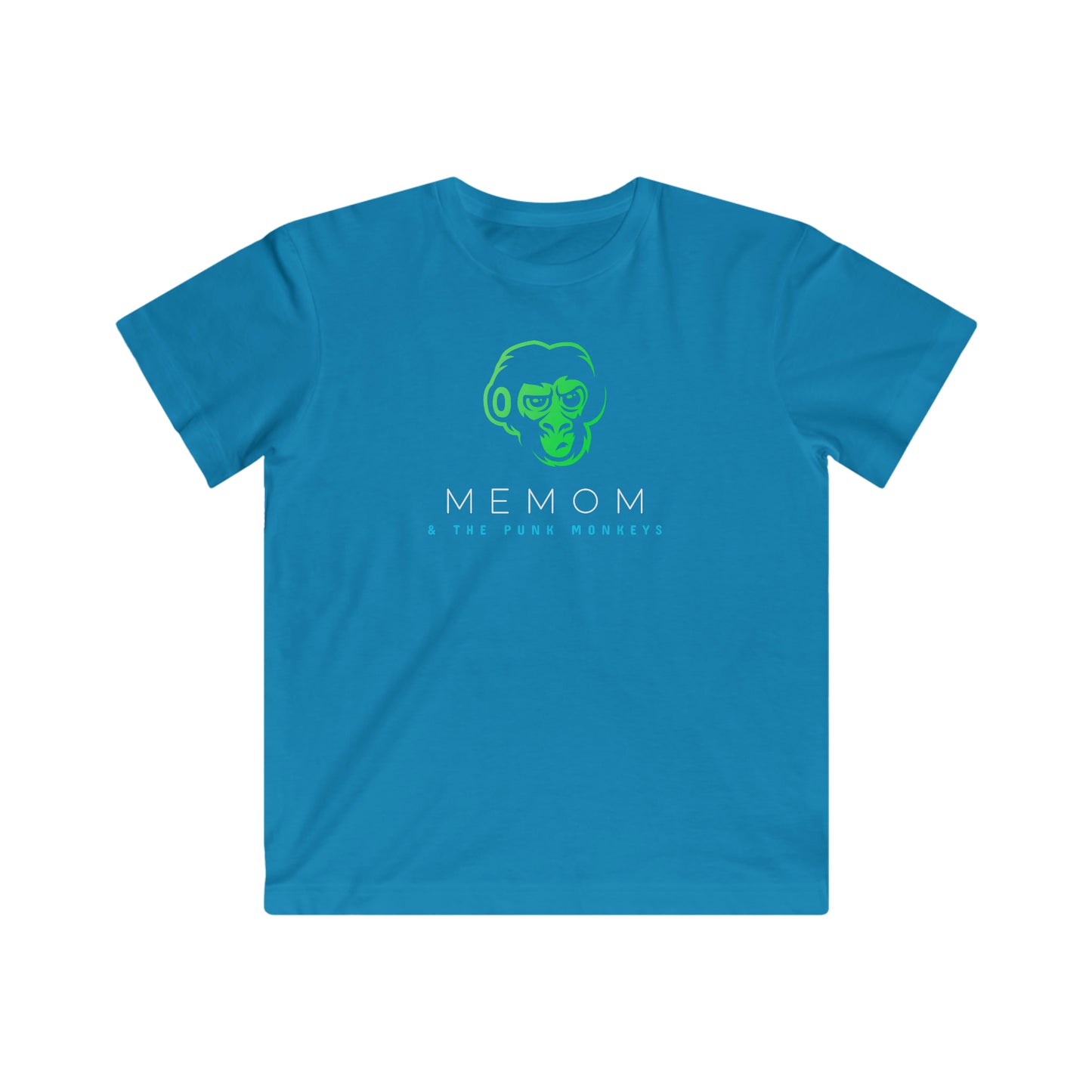 Memom & The Punk Monkeys Logo Kids Fine Jersey Tee