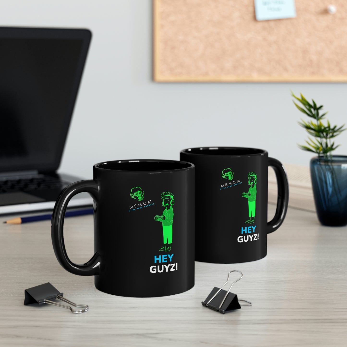 Hey Guyz! 11oz Black Mug