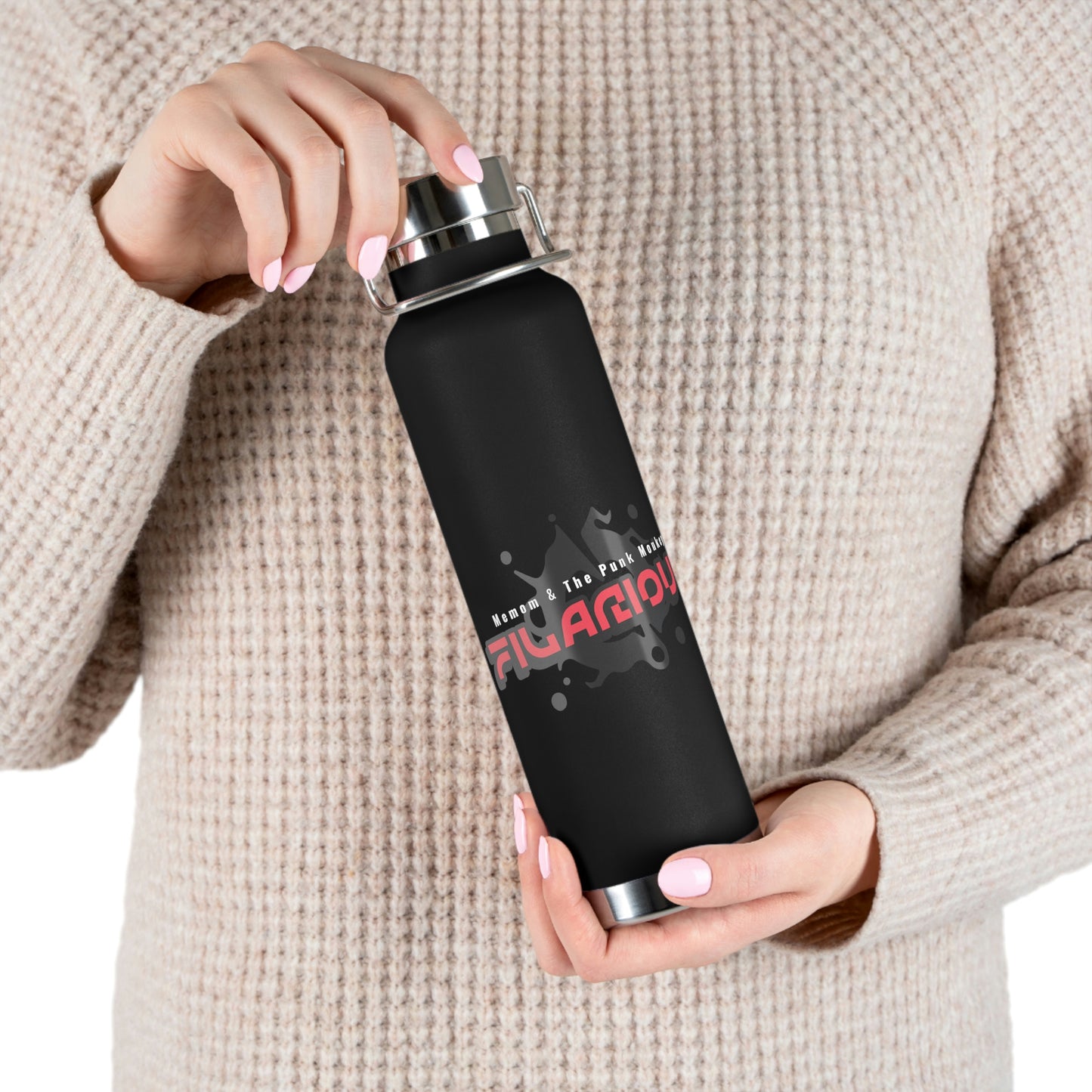 Filarious Copper Vacuum Insulated Bottle, 22oz