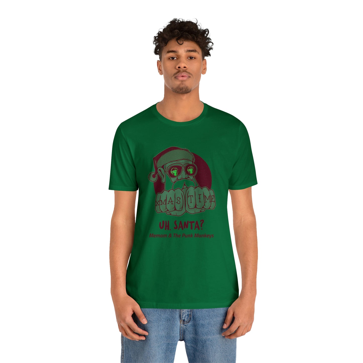 Uh, Santa? Unisex Jersey Short Sleeve Tee