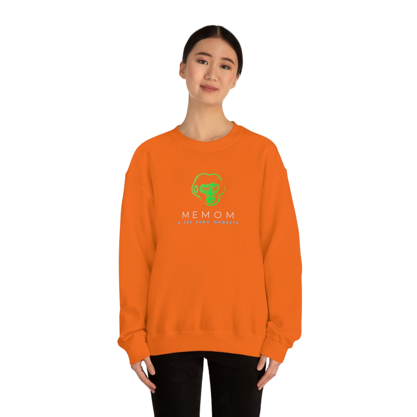 Memom and the Punk Monkeys Unisex Heavy Blend™ Crewneck Sweatshirt